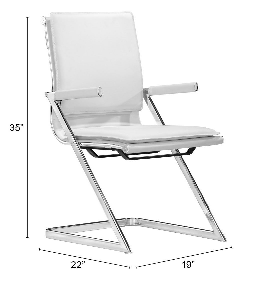 Lider Plus - Conference Chair (Set of 2) - White