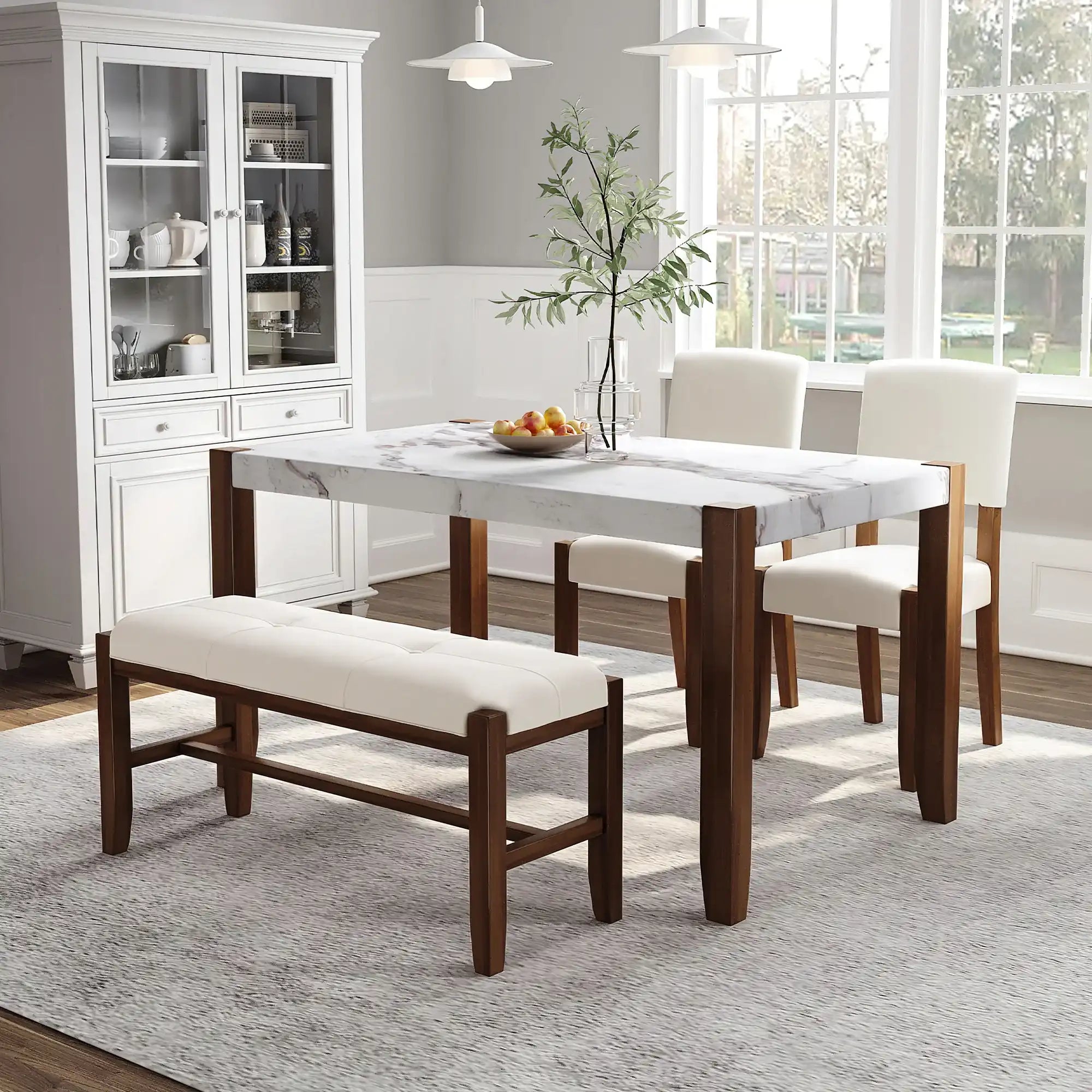 Zella 4-Piece Modern Dining Set of 4