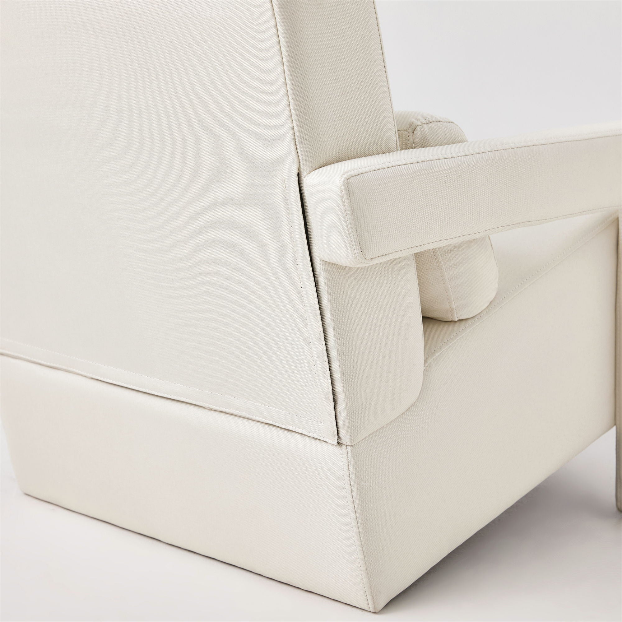 Modern Upholstered Accent Chair, Comfortable Linen Fabric With A Pillow For Living Room