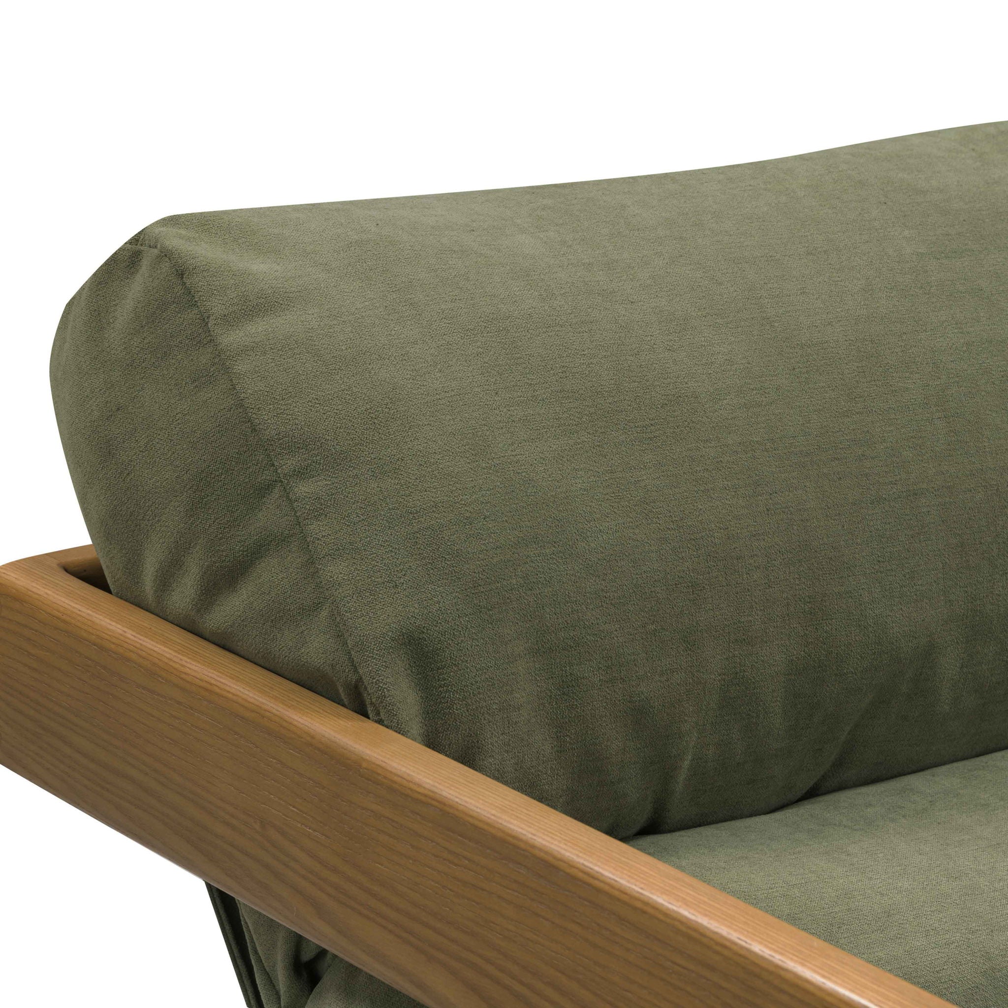 Palma - Upcycled Fabric Accent Chair - Green