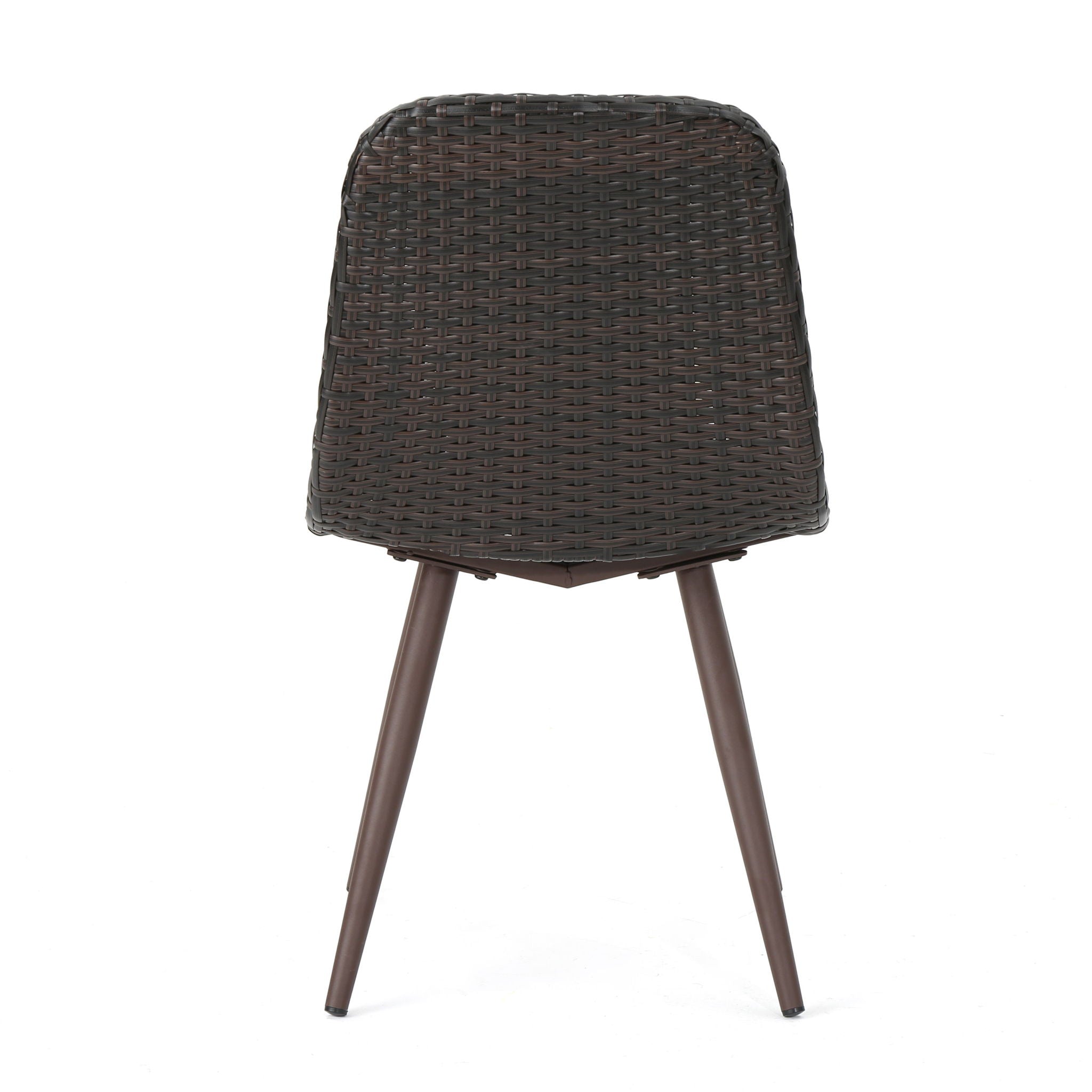 Dreamweaver - Outdoor Dining Chair With Powder Coated Legs (Set of 2) - Brown