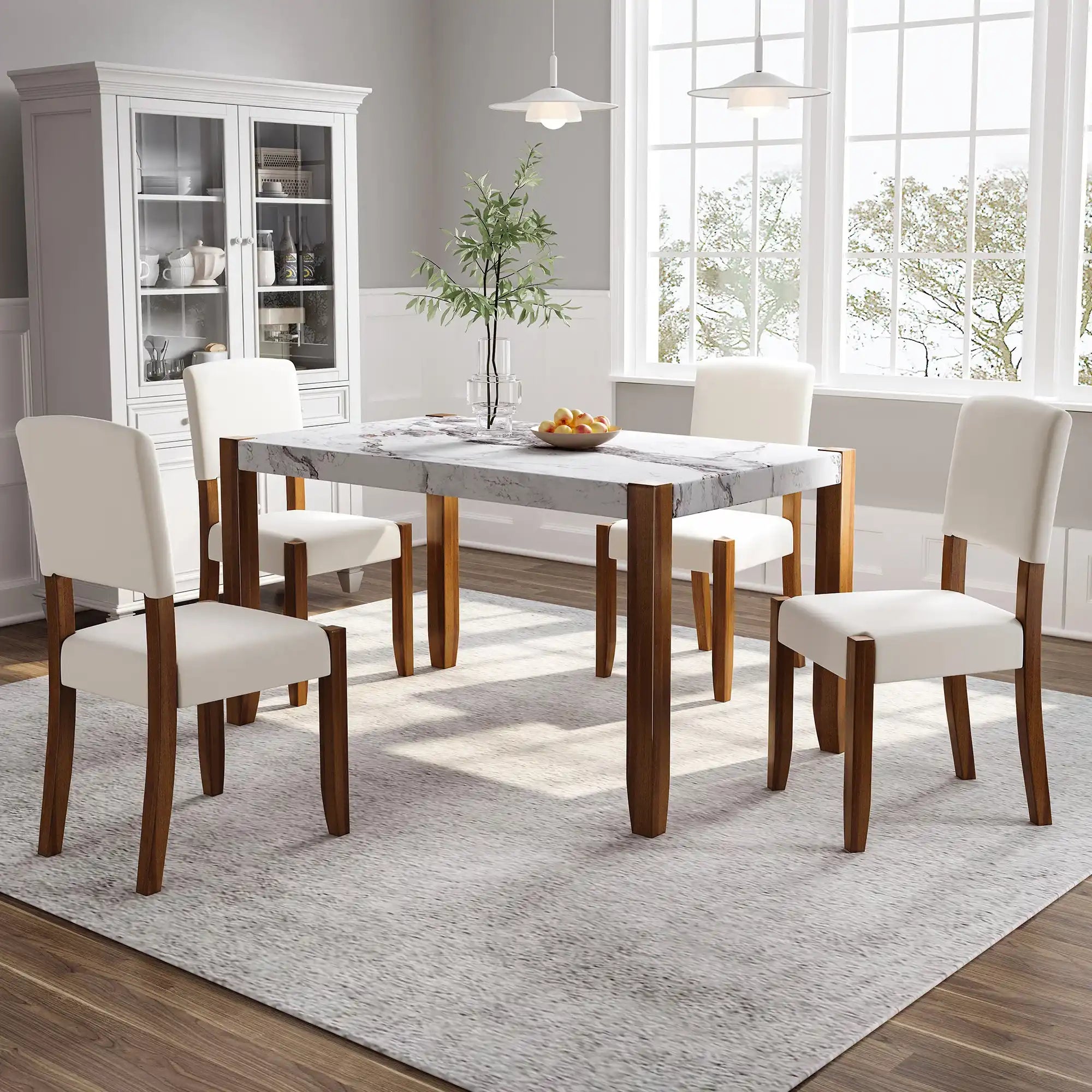 Modern Dinette on Sale | 5Pc Dining Set