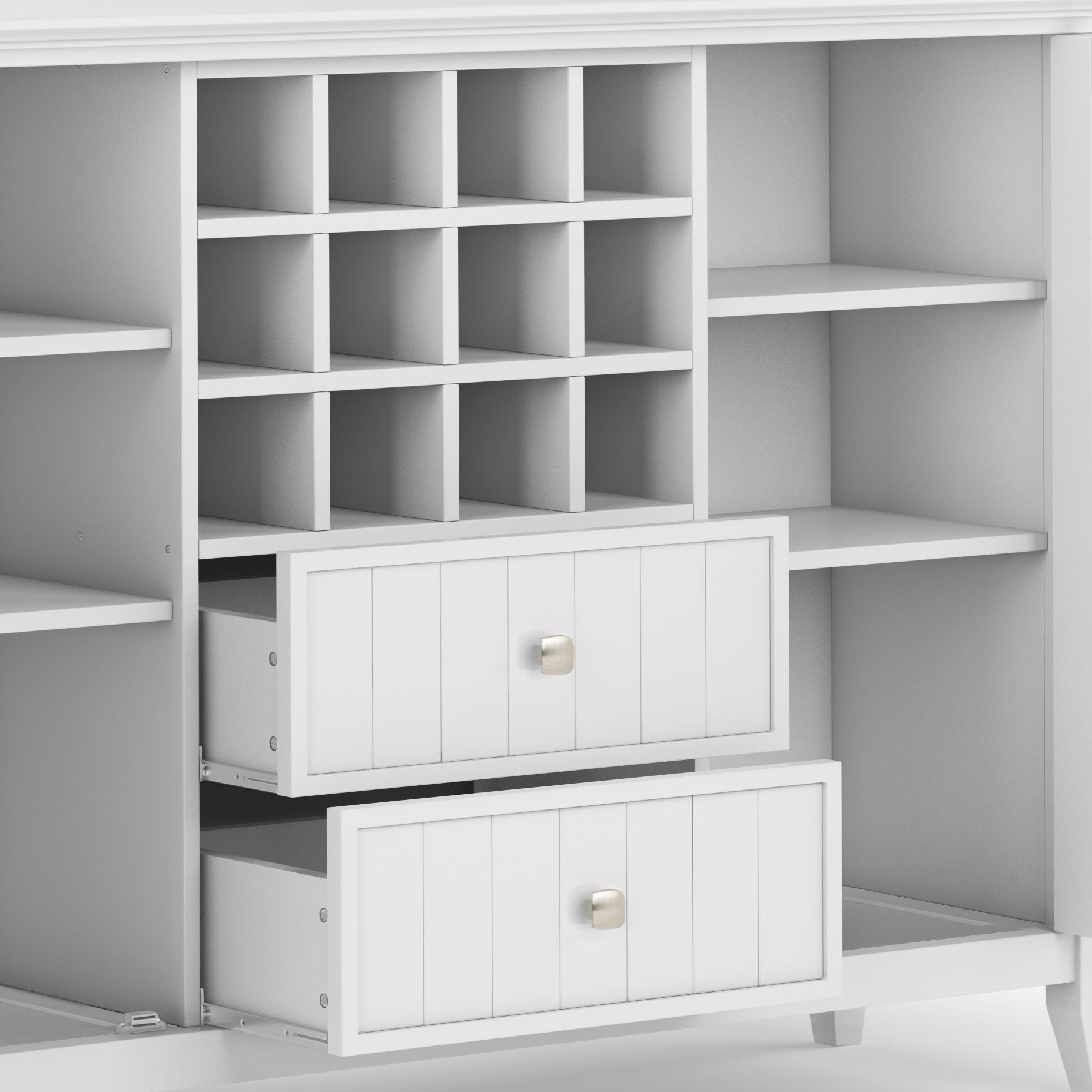 Bedford - Sideboard Buffet And Wine Rack - Best Buy Furniture