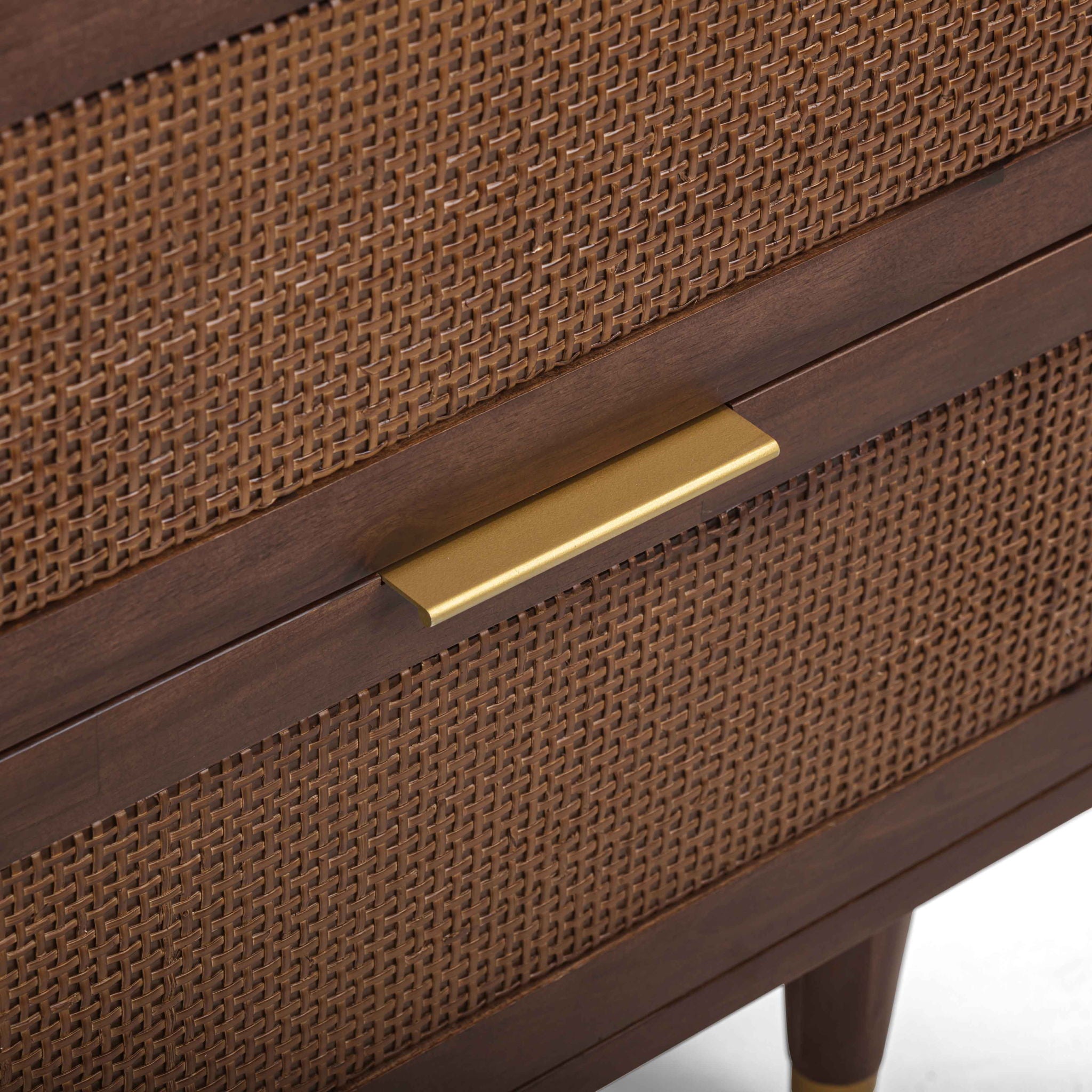 Sierra - 2-Drawer Nightstand - Dark Chocolate Brown