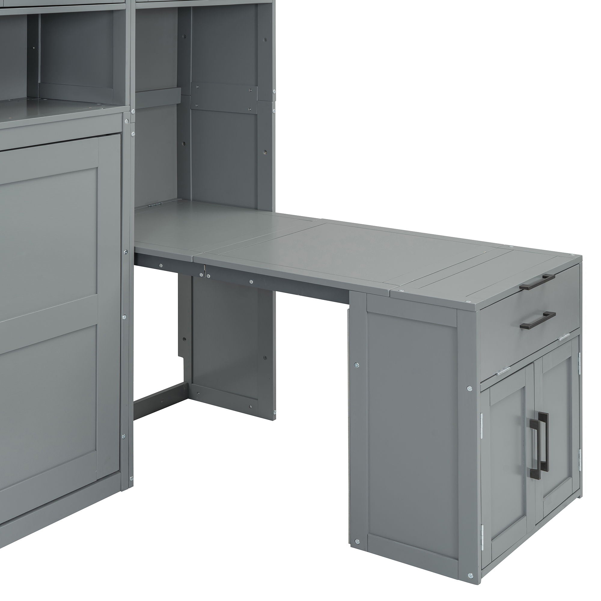 Murphy Wall Bed With Closet, Drawers & Desk