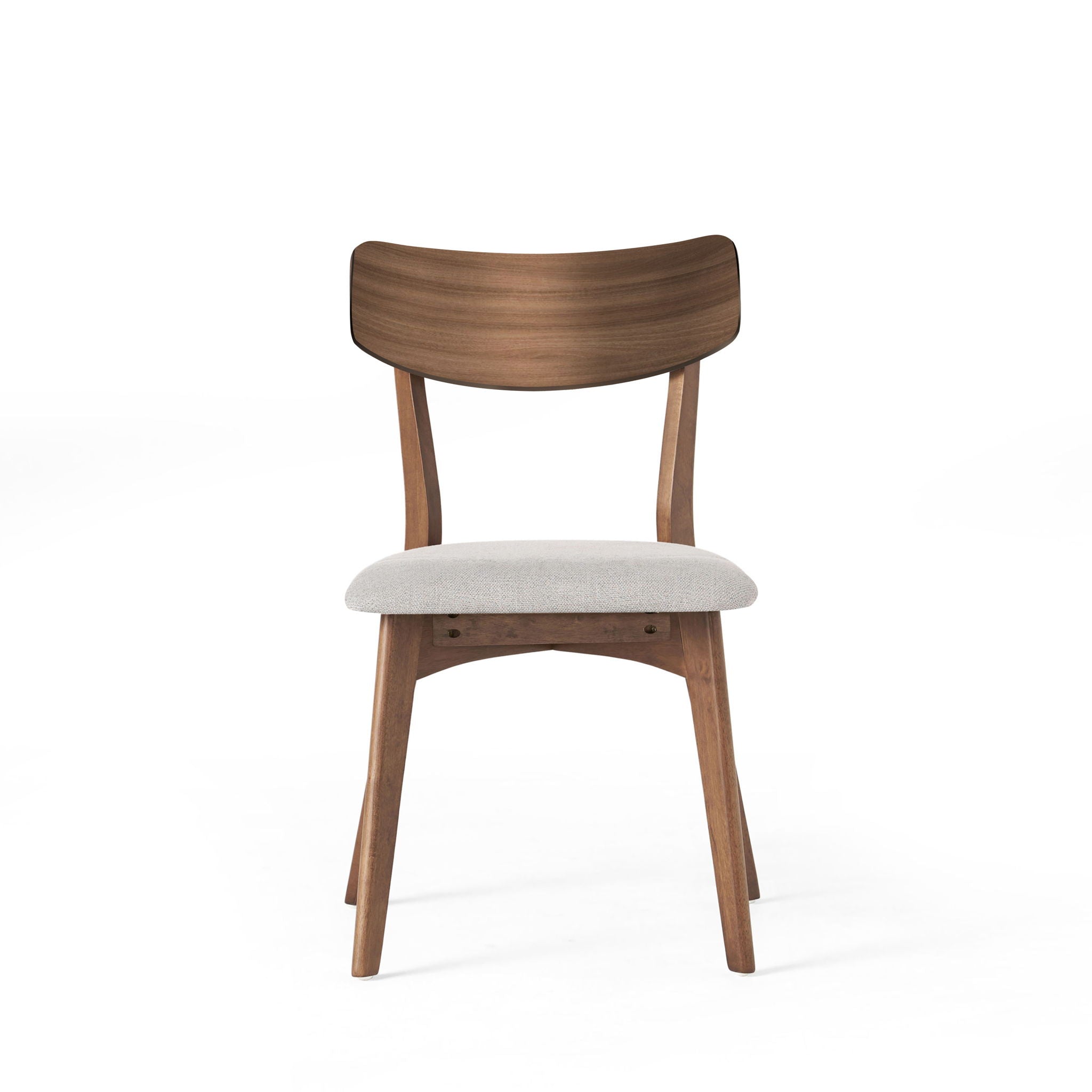 5 Piece Mid - Century Dining Set, Upholstered Dining Chairs