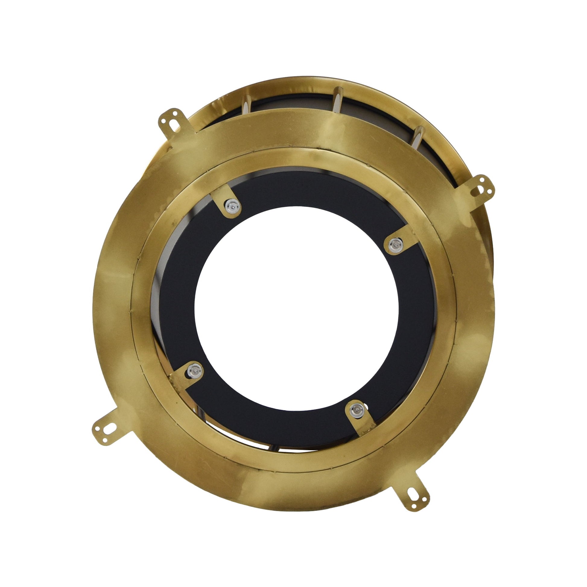 59.05" Modern Artificial Stone Round Panel Metal Iron Base Dining Table, Can Accommodate 8 People Artificial Stone Turntable (Not Including Chairs) - White / Black - Best Buy Furniture