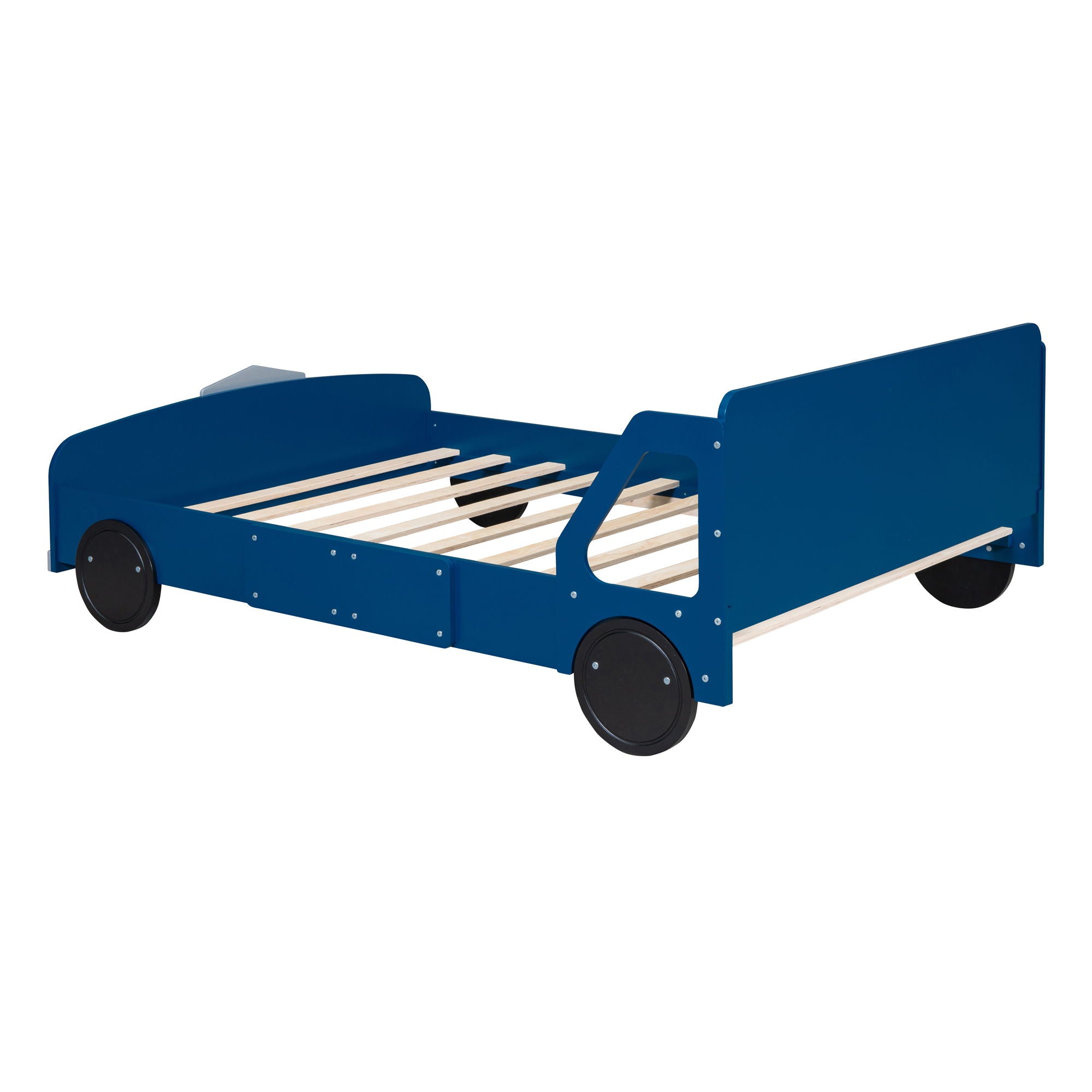 Car Shaped Platform Bed With Wheels
