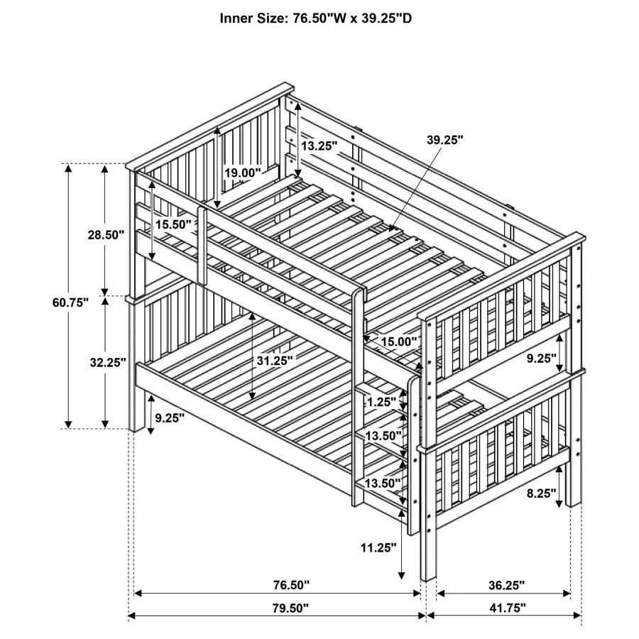 Chapman - Wood Bunk Bed
