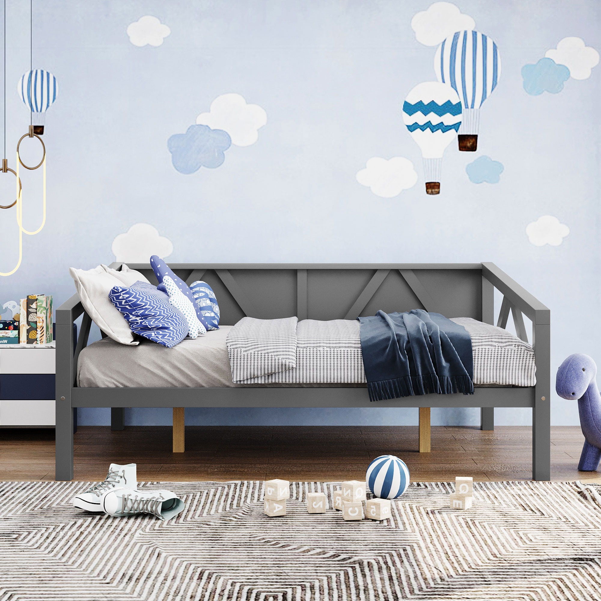 Elegant Design Daybed With Slat Support