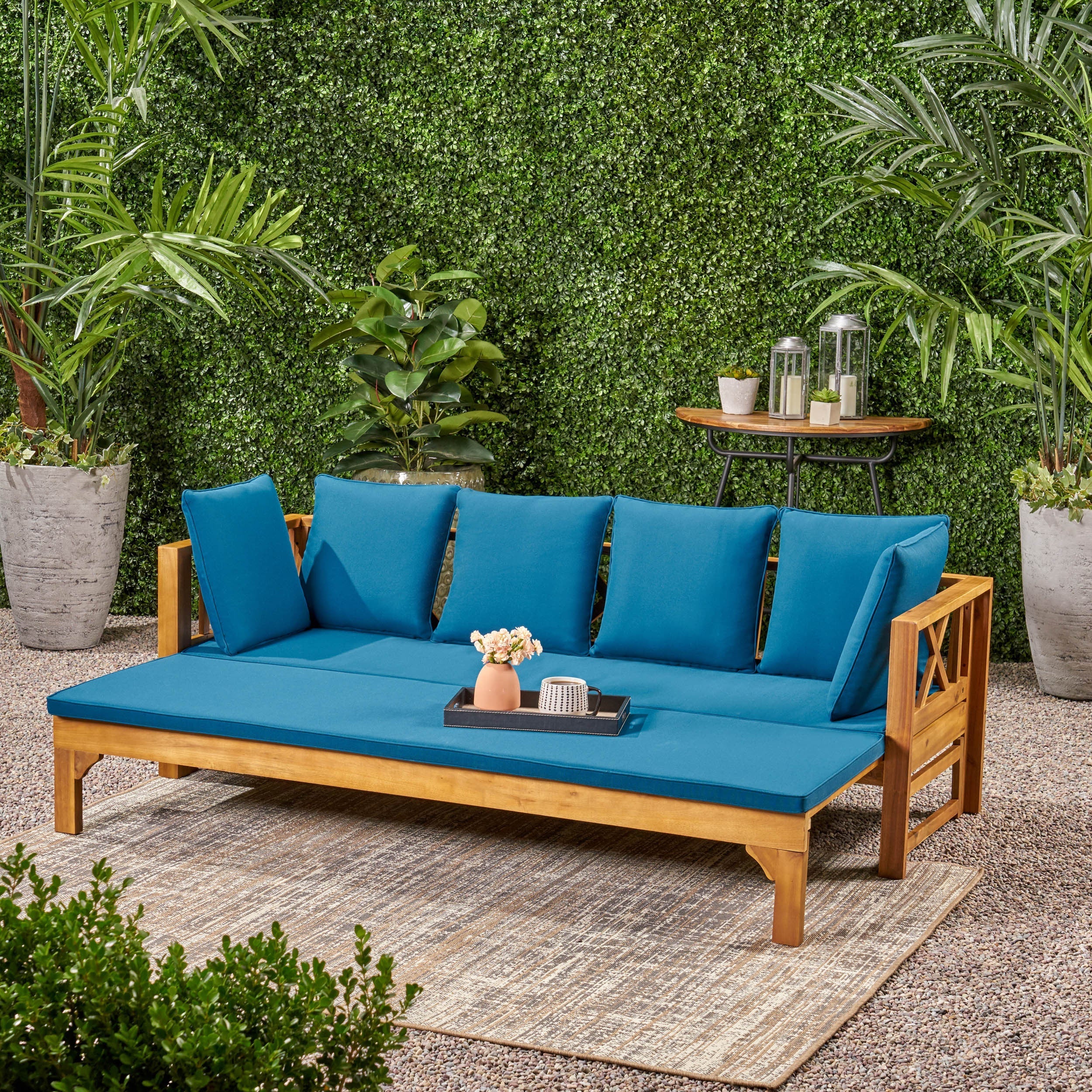 The Eldrin™ Rustic Acacia Daybed