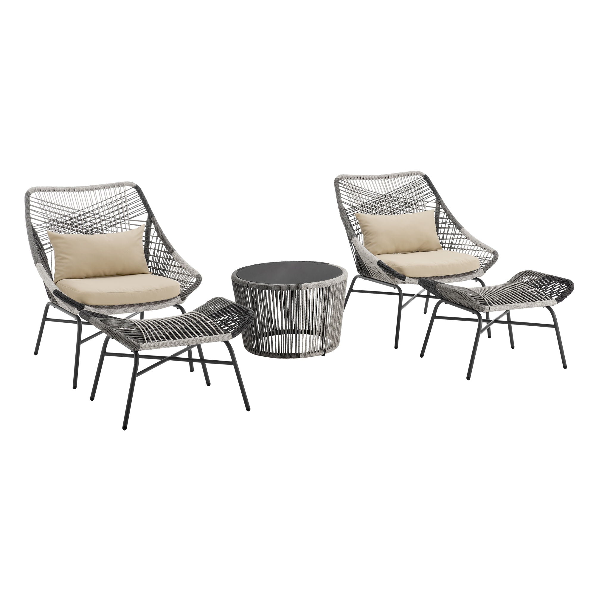 Ashland - 5 Piece Outdoor Conversation Set