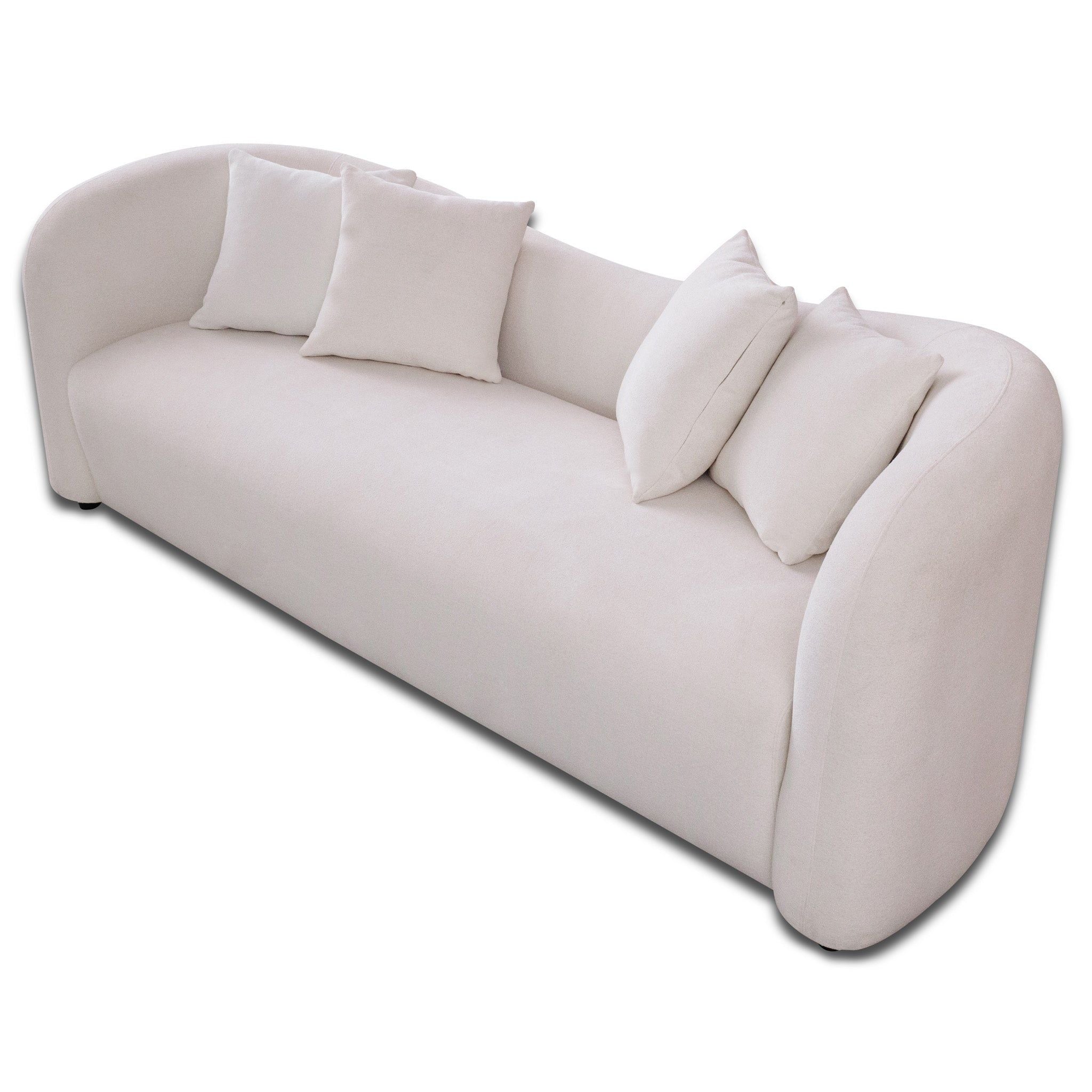 Mason - Mid Century Modern Luxury Tight Back Curvy Couch