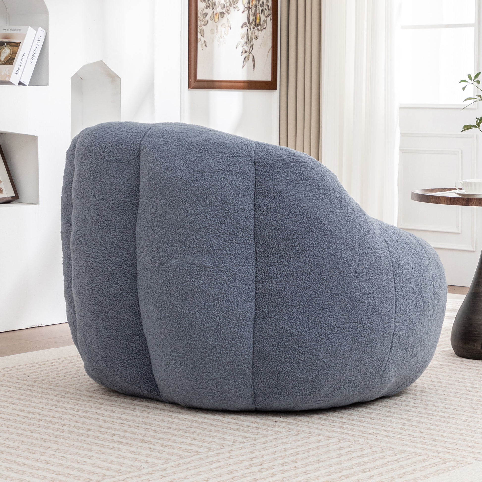 Comfy Bean Bag Chair With Memory Foam Filler, Tufted Soft - Best Buy Furniture
