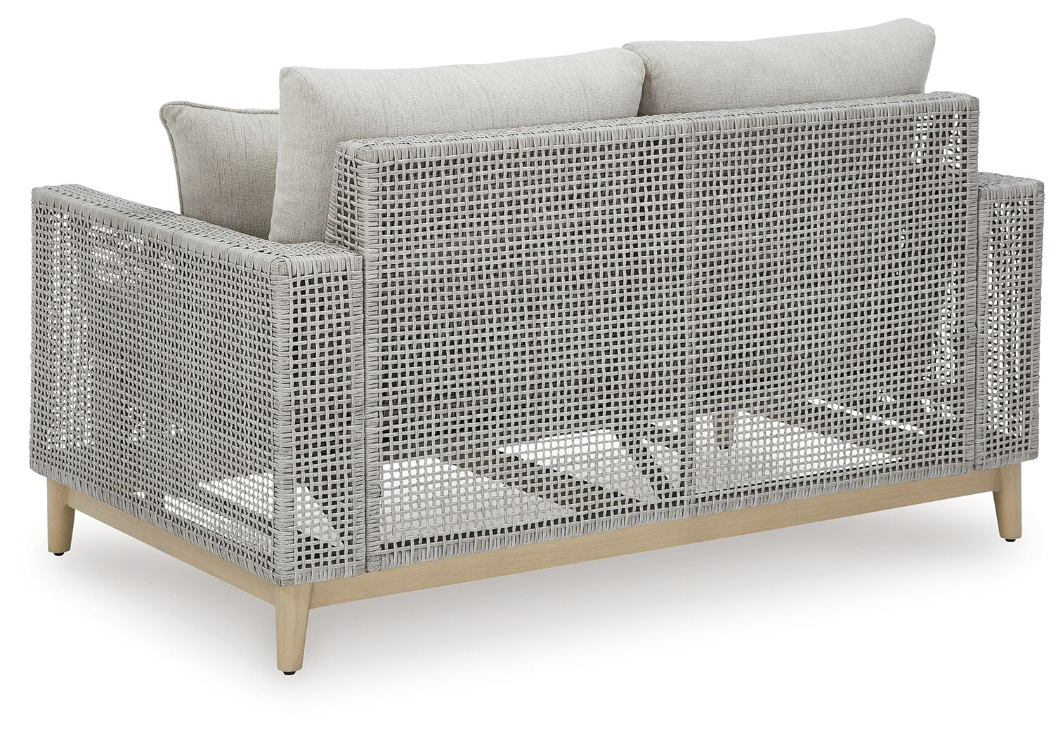 Seton Creek - Loveseat With Cushion - Gray - Best Buy Furniture