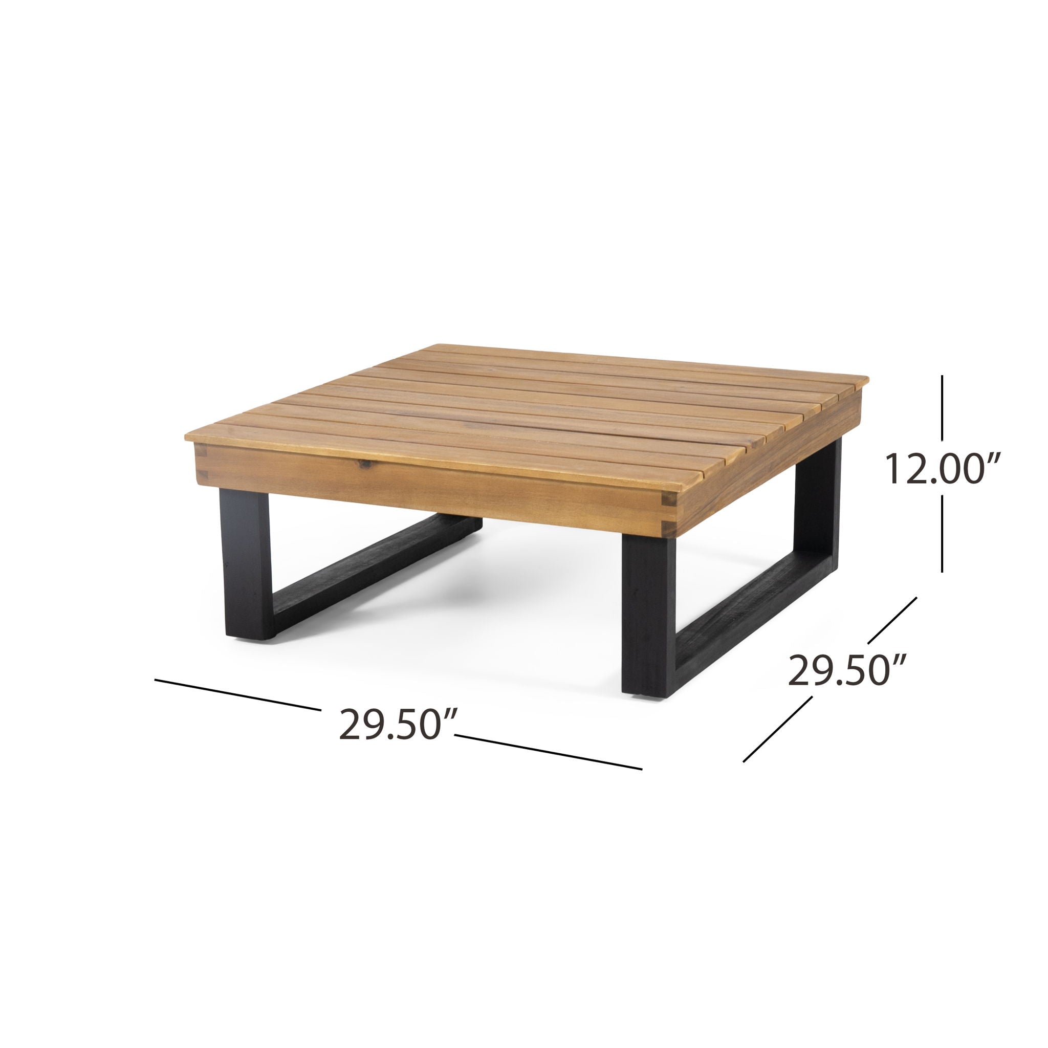 Sebastian - Hand Crafted 4 Piece Sofa Set With Water Resistant Cushions - Beige / Teak - Best Buy Furniture