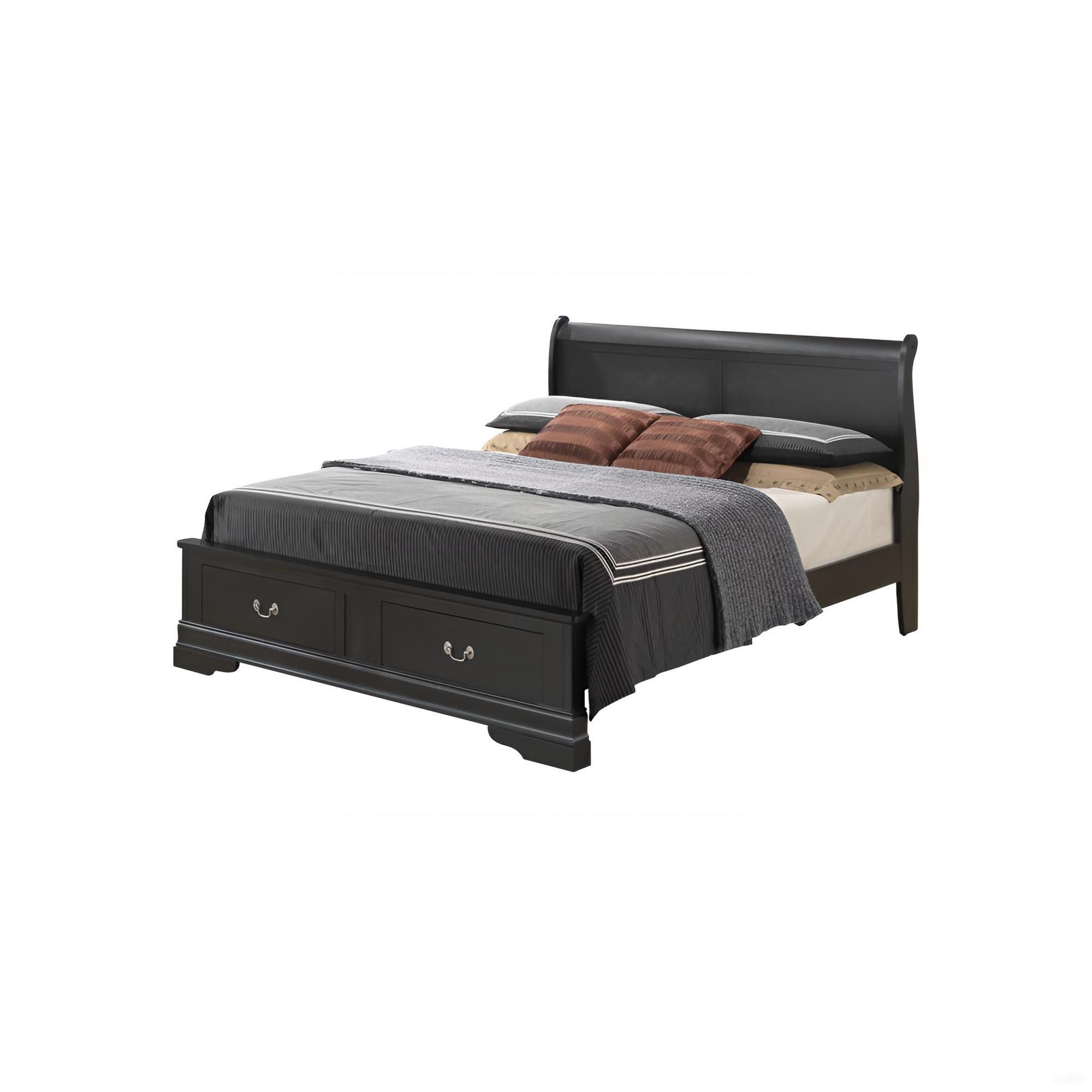 Louis Phillipe - Storage Bed