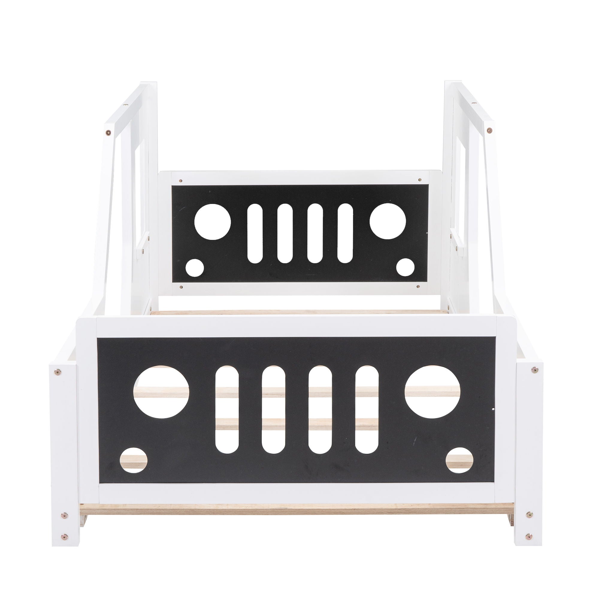 Classic Car Shaped Platform Bed With Wheels