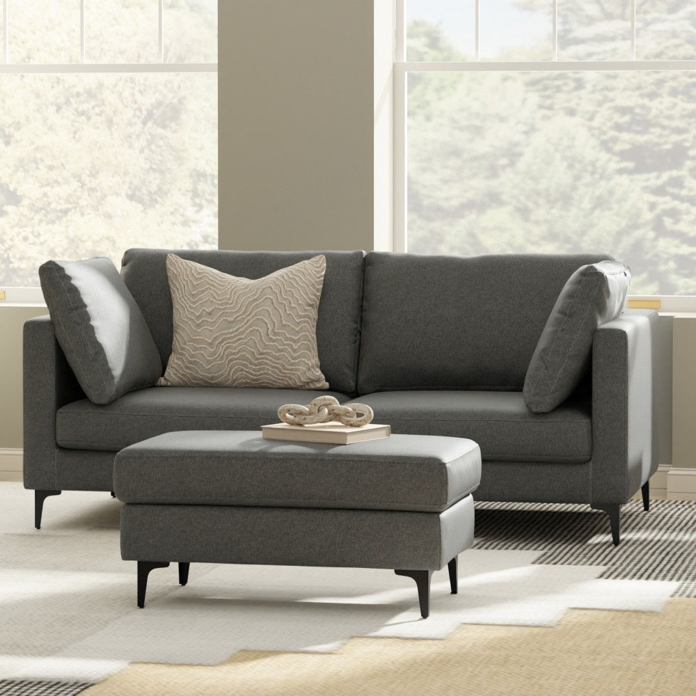 Ava - Mid Century Sofa, Upholstered
