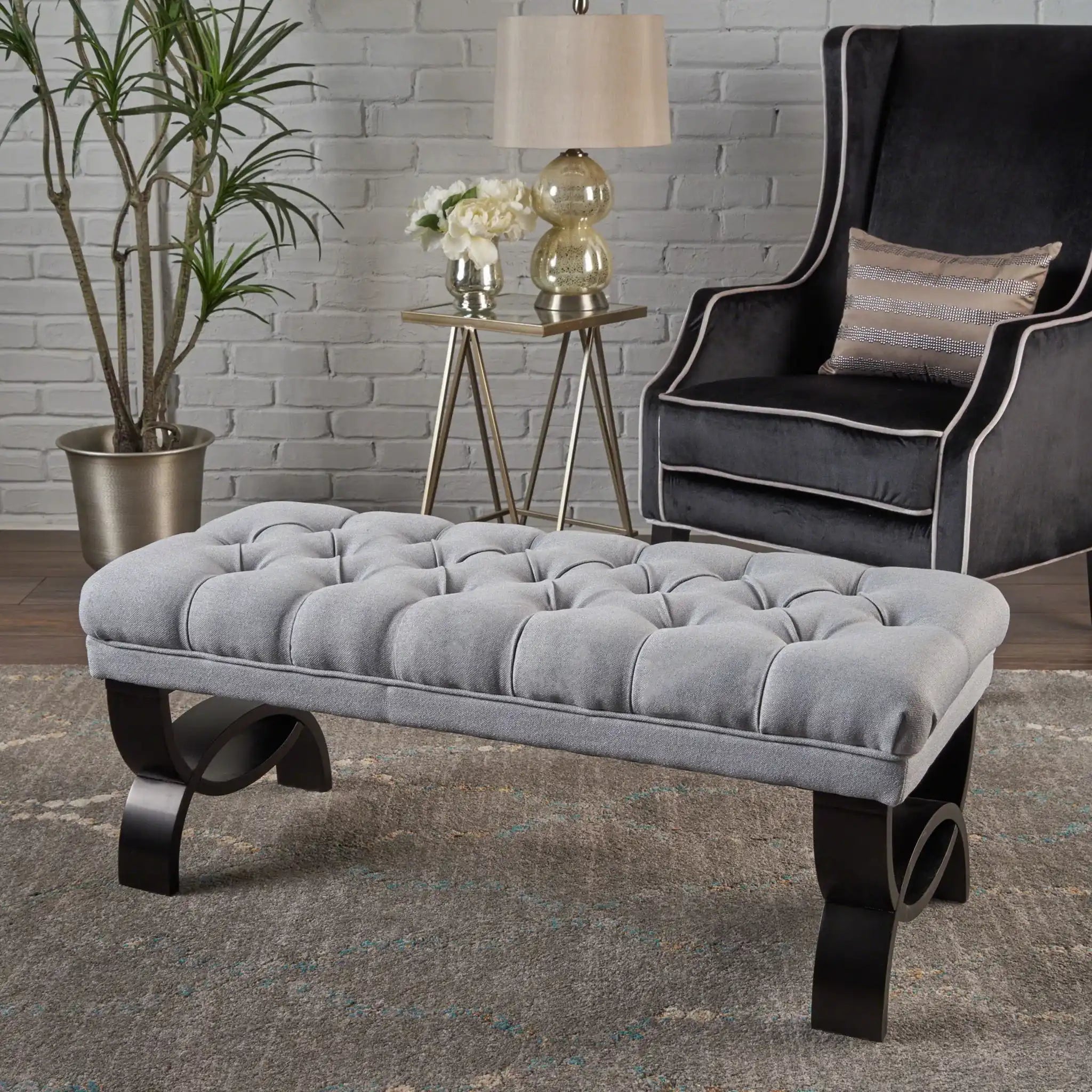 Hilton - Ottoman Bench Classic Style - Best Buy Furniture