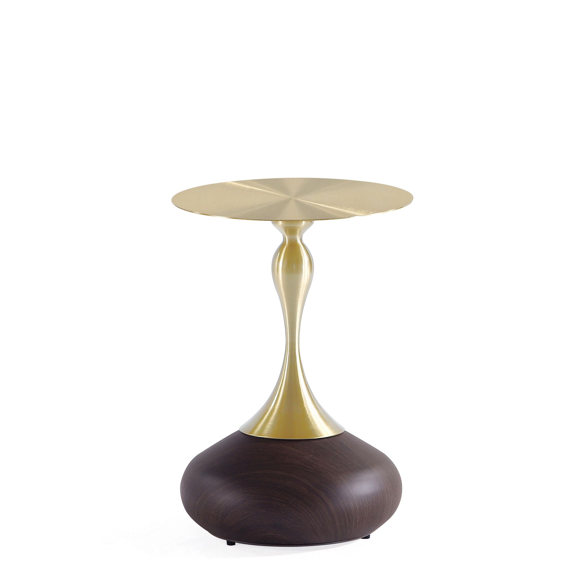 Patchin - End Table - Brown / Gold