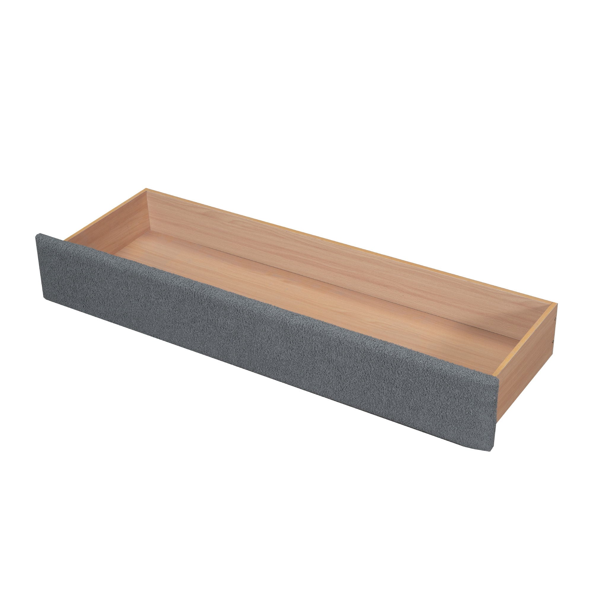 Upholstered Platform Bed With Drawer