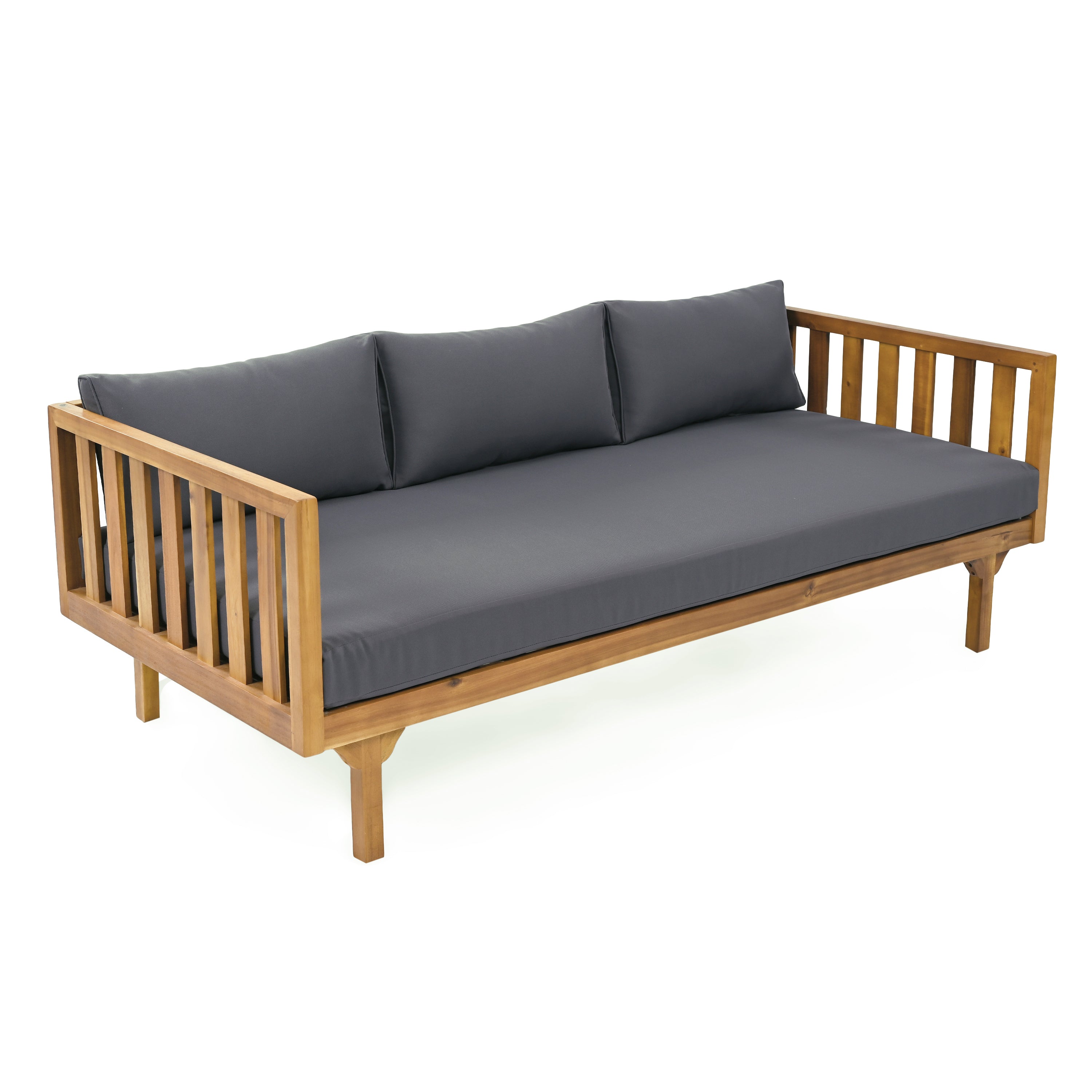 Claremont 3-seater day bed, grey