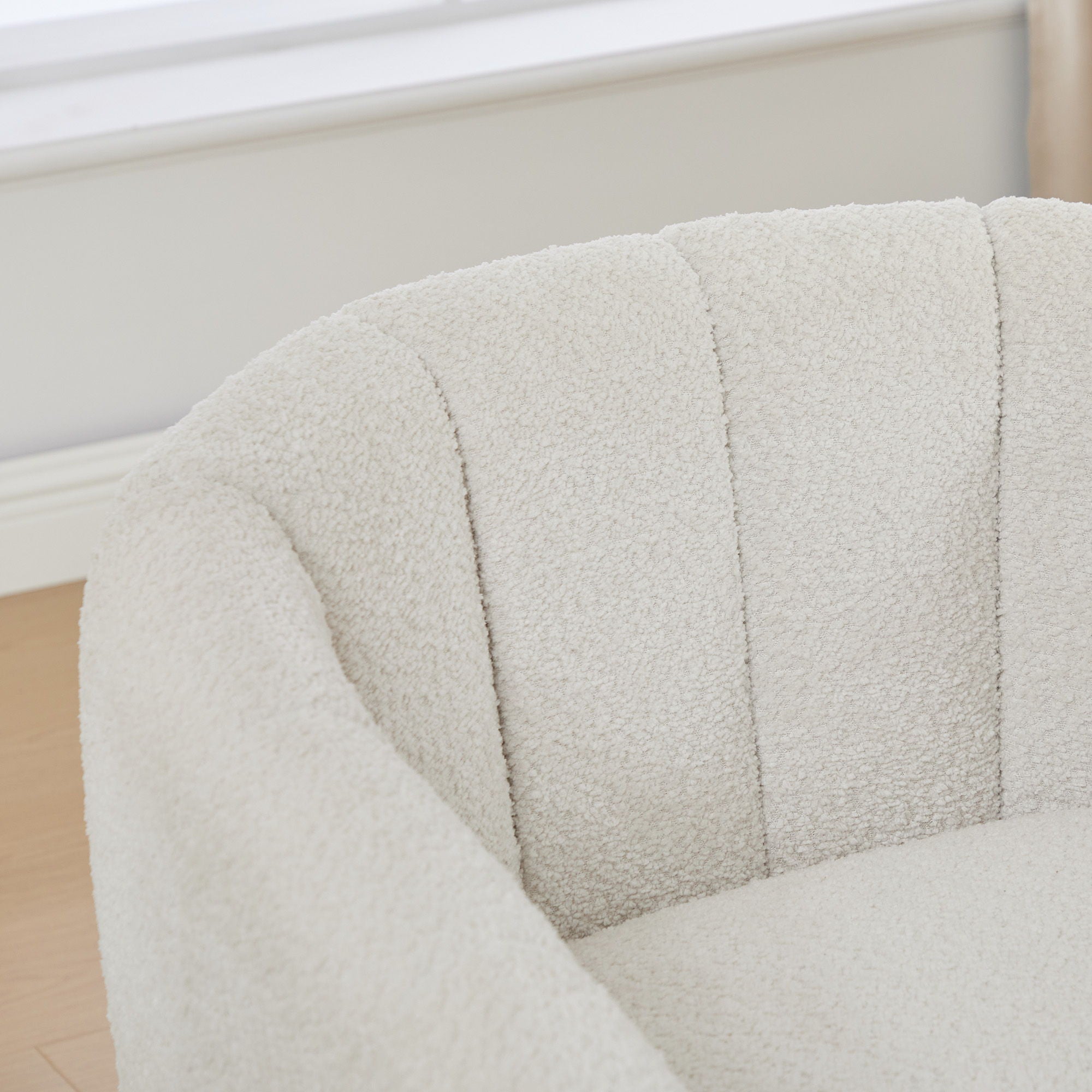 360° Swivel Upholstered Barrel Chair