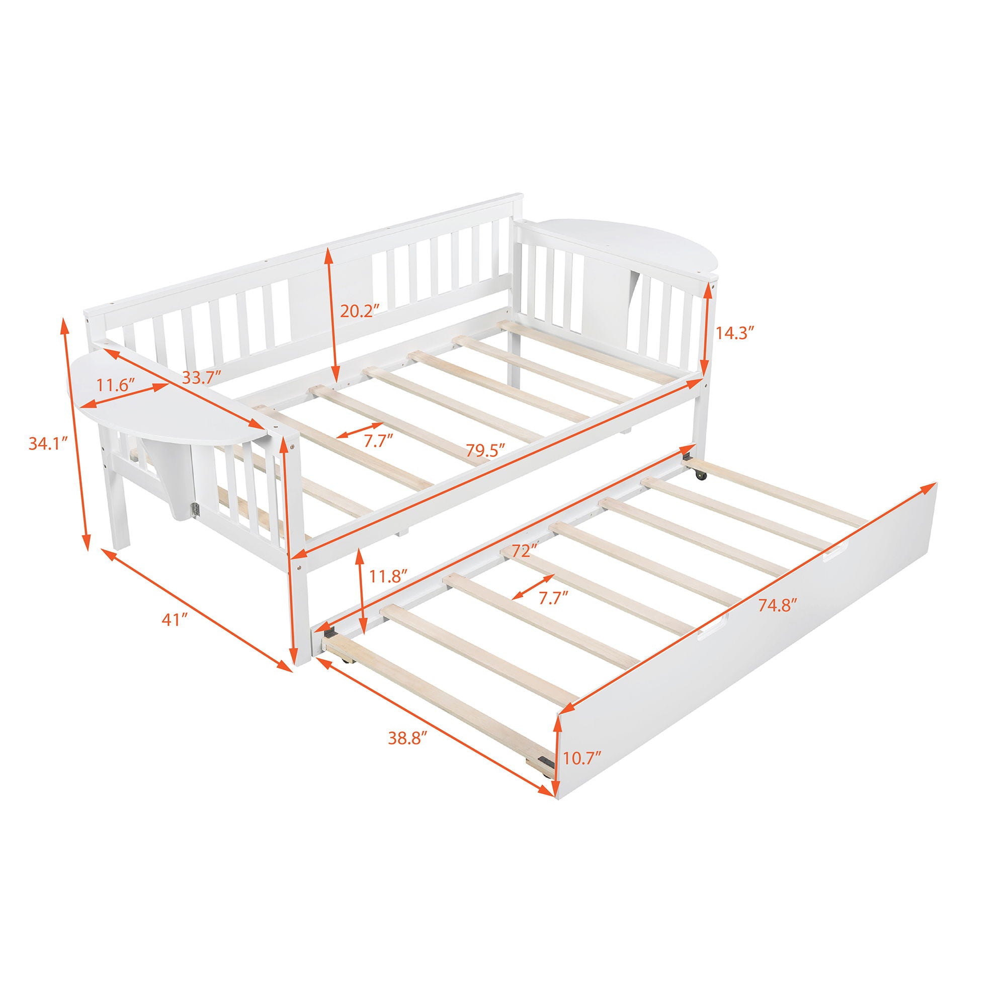 Daybed With Slat Support