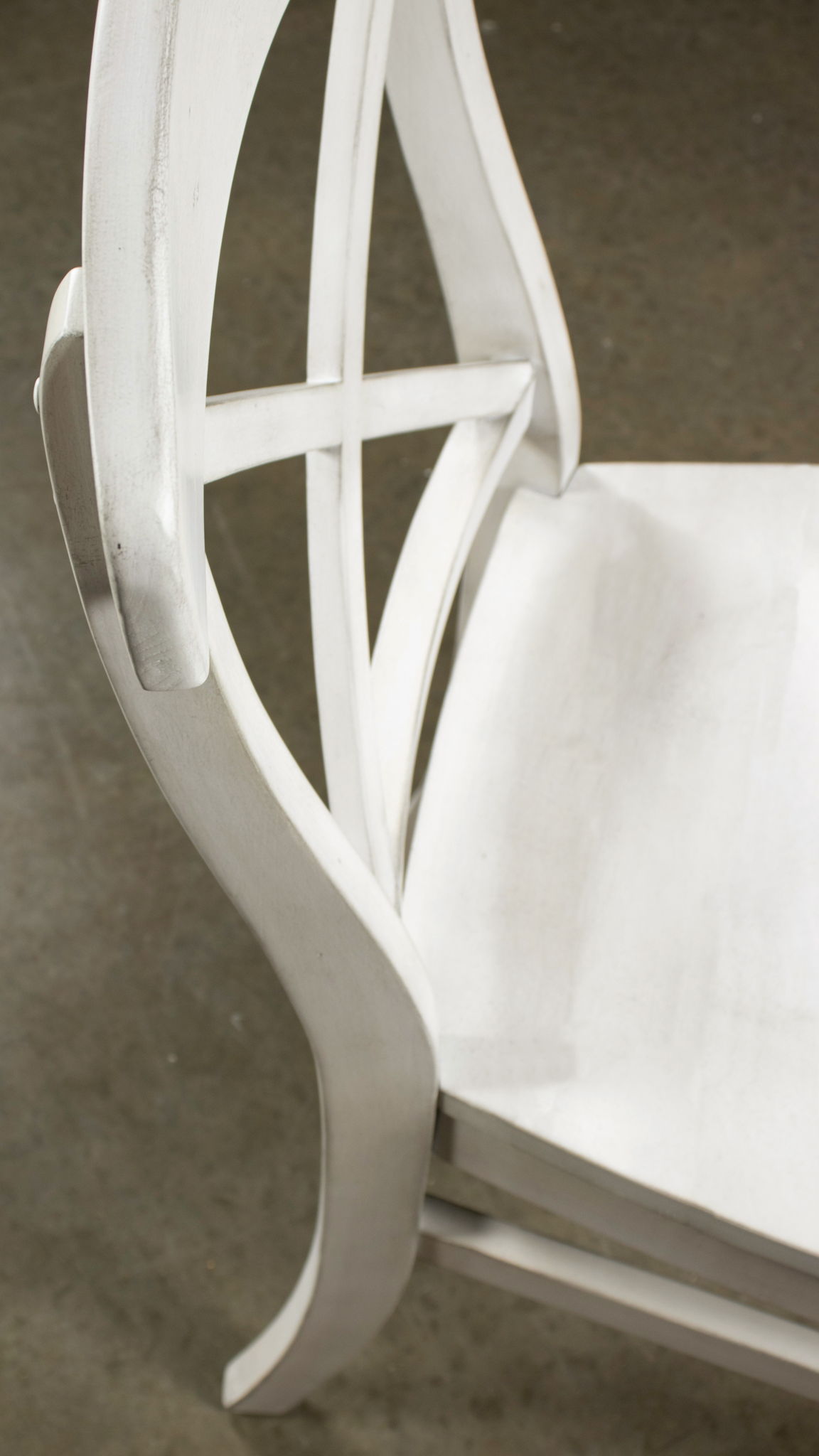 Harola - Cross-Back Dining Side Chairs In (Set of 2) - Smoky White - Best Buy Furniture