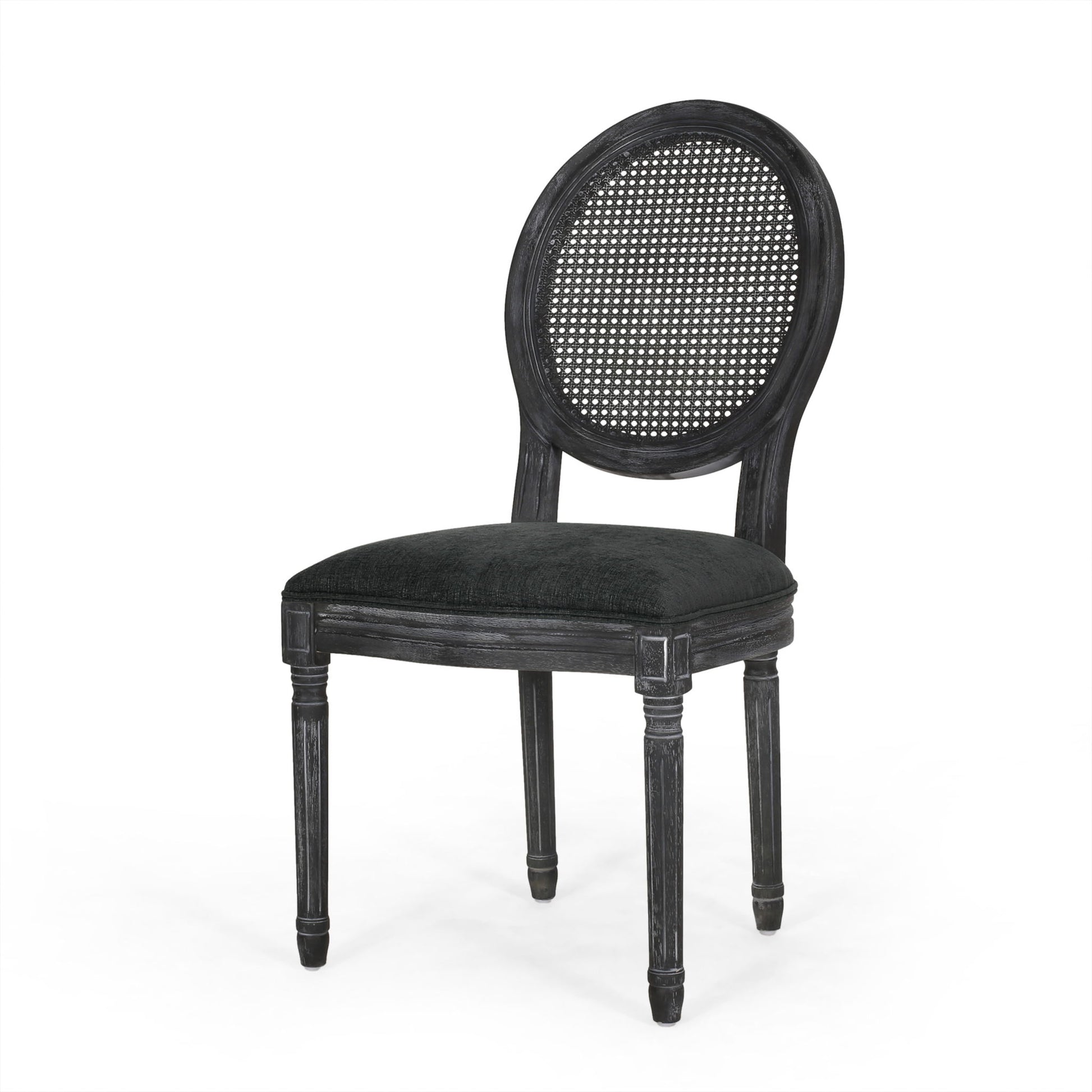French Country Dining Chair With Cane Backrest (Set of 2) - Best Buy Furniture
