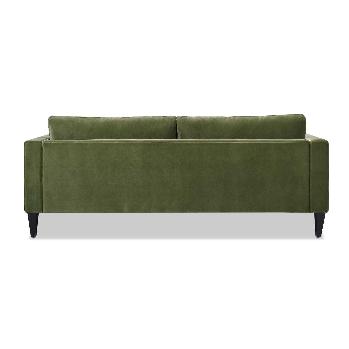 Nicholi - Mid-Century Modern Sofa - Olive Green - Best Buy Furniture
