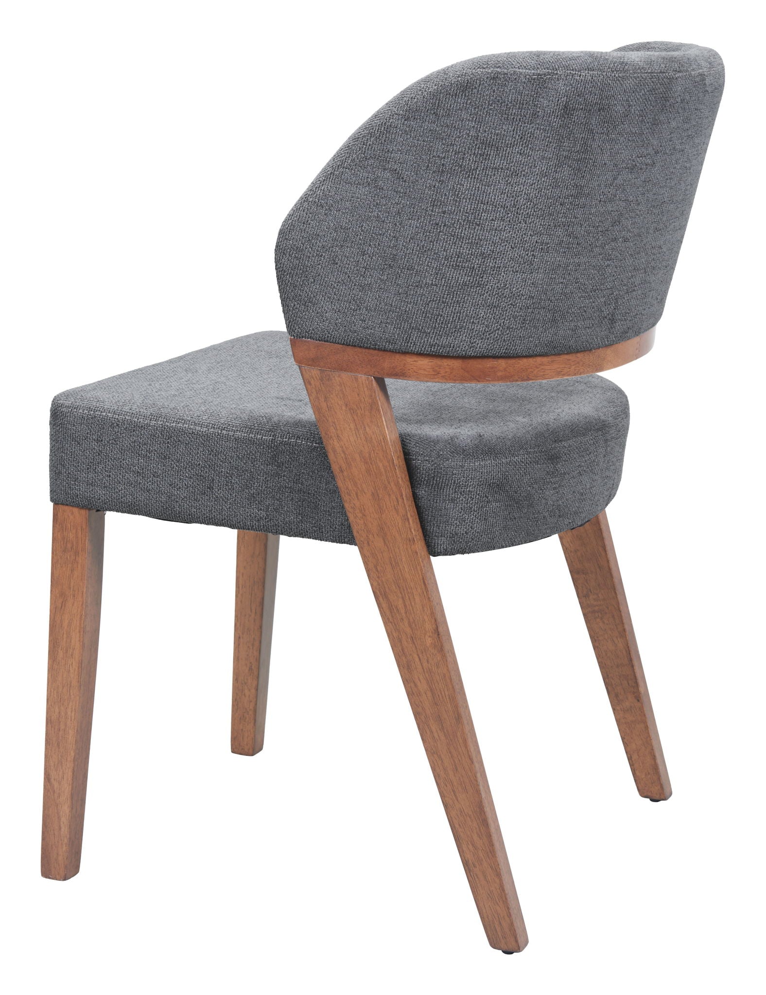 Sunobu - Dining Chair (Set of 2) - Azure Gray & Walnut