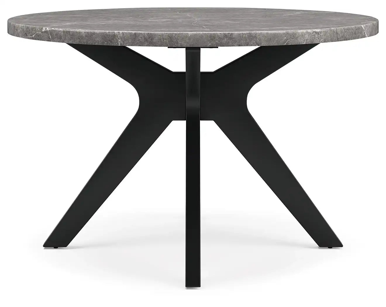 Glinari - Taupe / Black - 5 Pc. - Dining Room Table, 4 Side Chairs