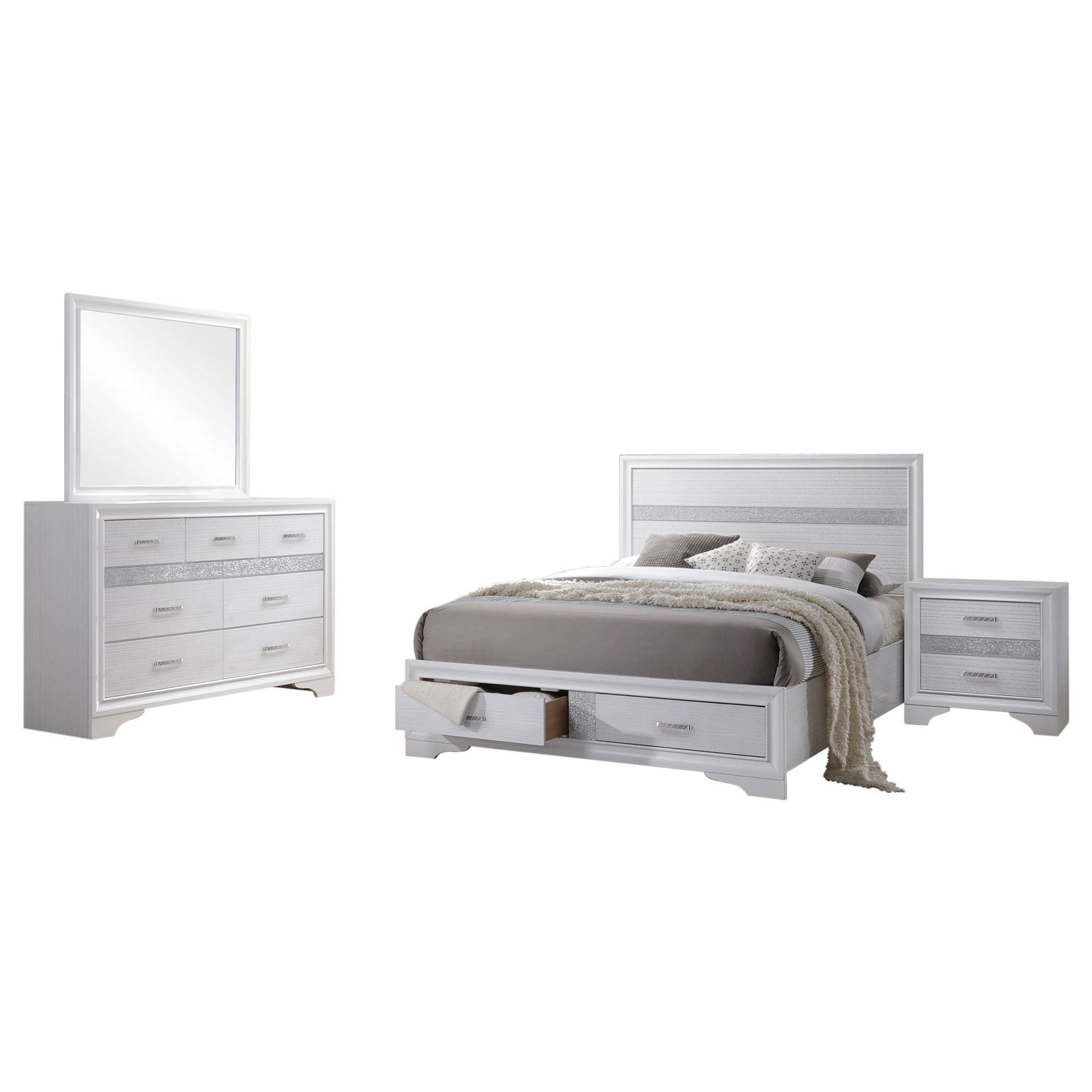 Corbin - Glittering Bedroom Set