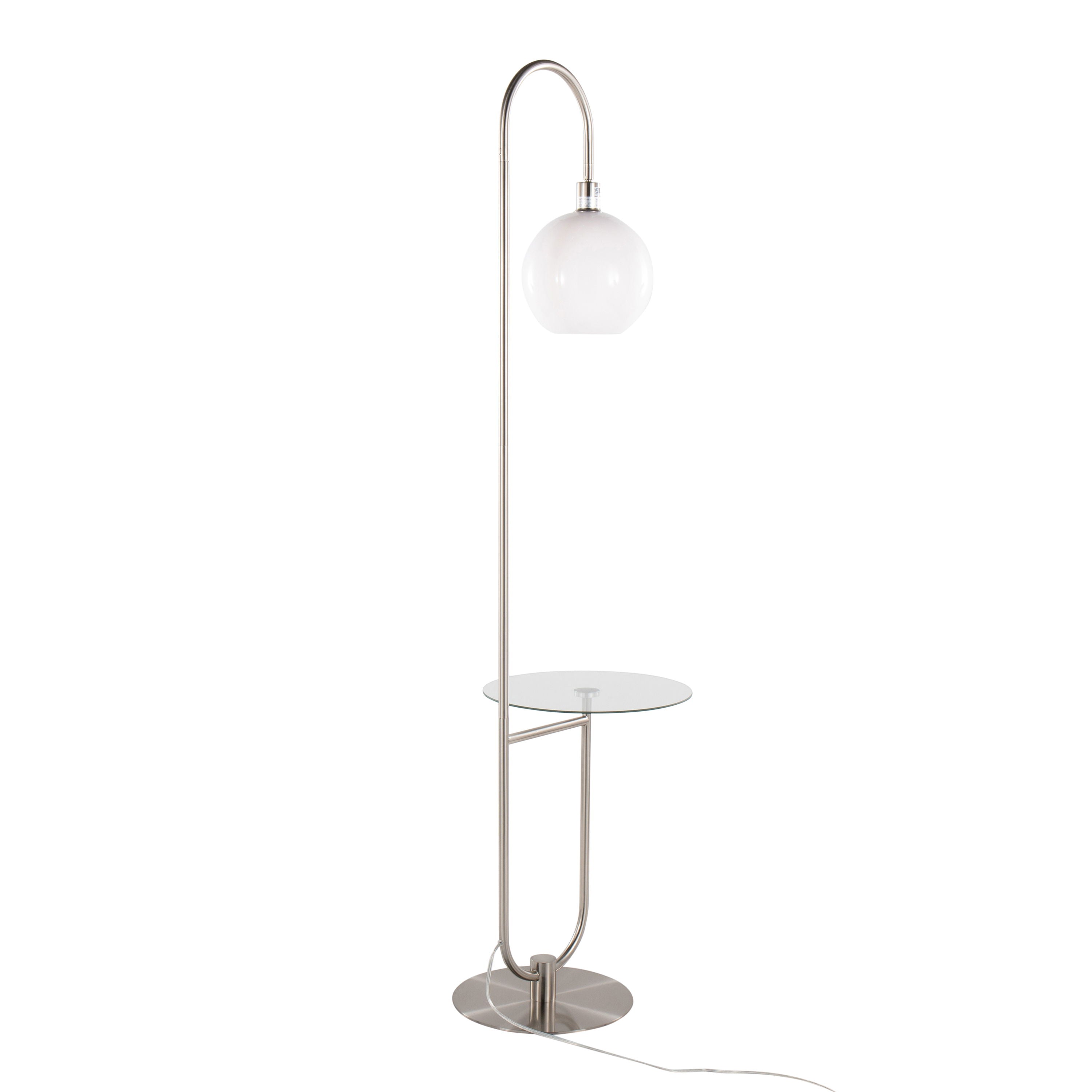 Trombone - Contemporary / Glam Floor Lamp - Best Buy Furniture