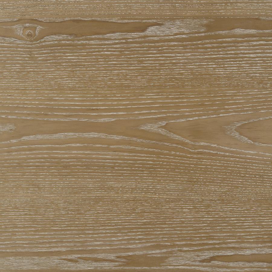 Adina - 53" Round Wood Dining Table - Distressed Light Brown - Best Buy Furniture