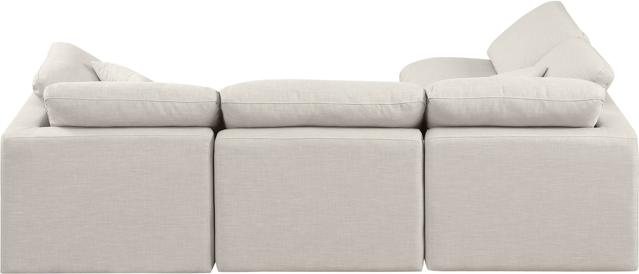Indulge - Linen 4 Piece Modular Sectional