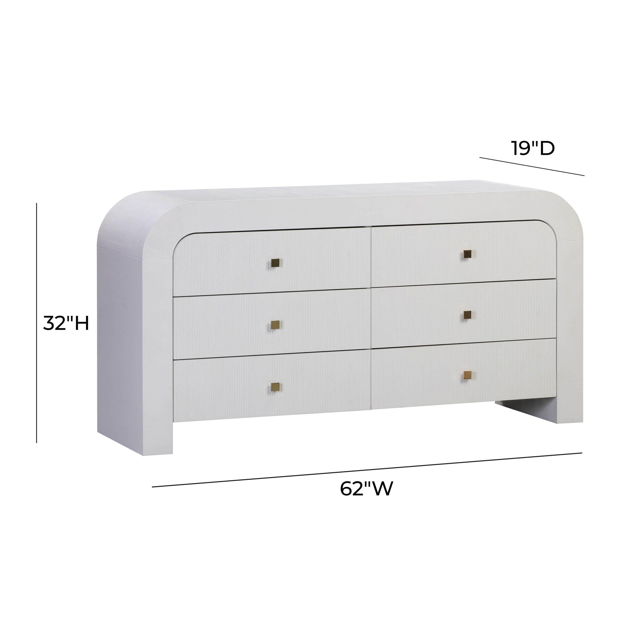 Hump - 6 Drawer Dresser