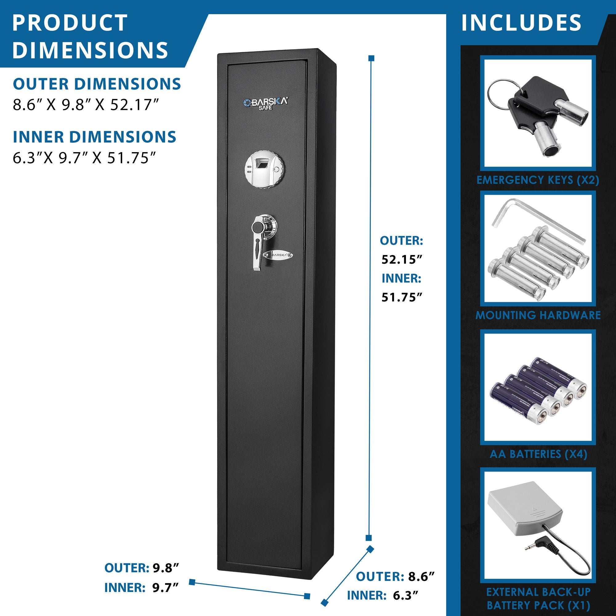 Biometric Rifle Safe