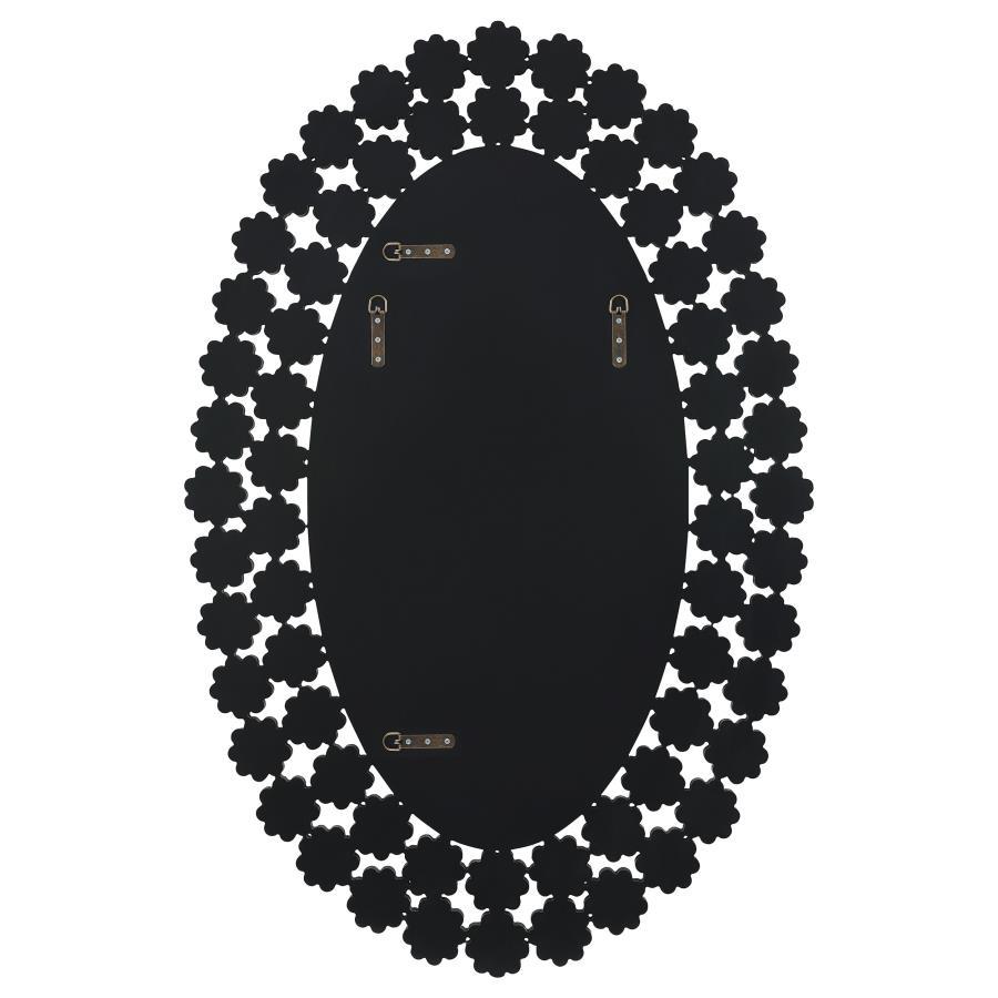 Colleen - Oval Wall Mirror - Silver