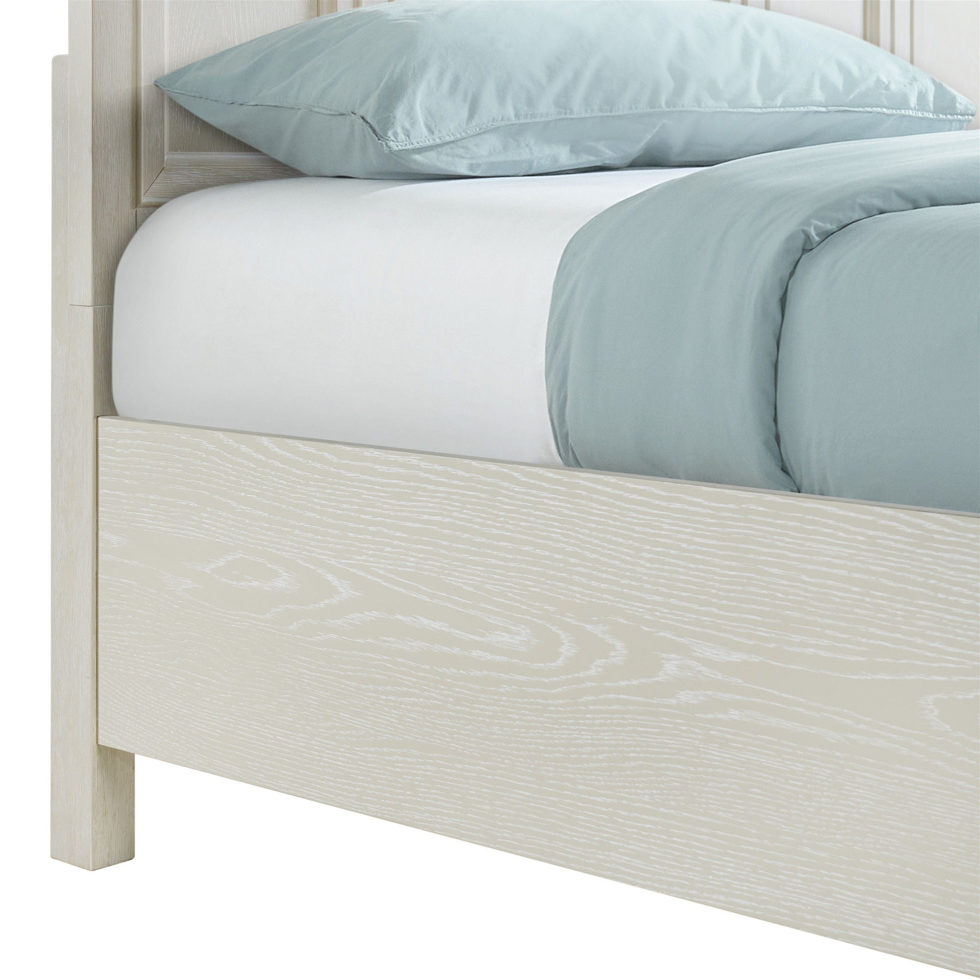 Storage Bed With Panel Headboard And Spacious Footboard Drawers