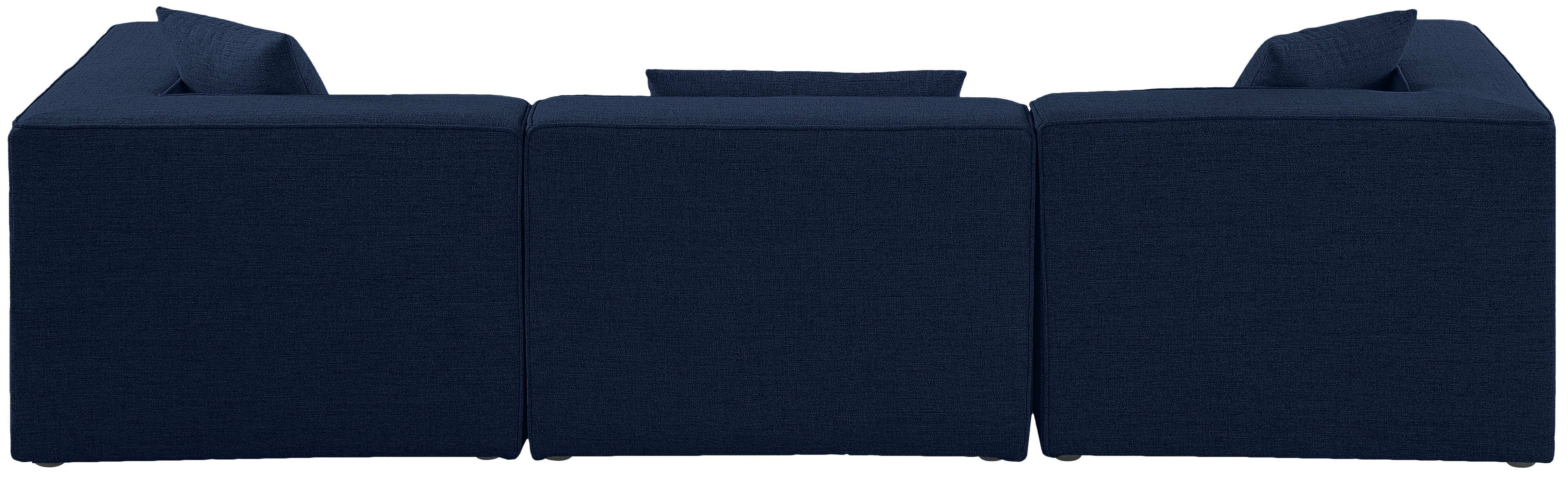 Cube - Linen Modular 3 Seat Sofa