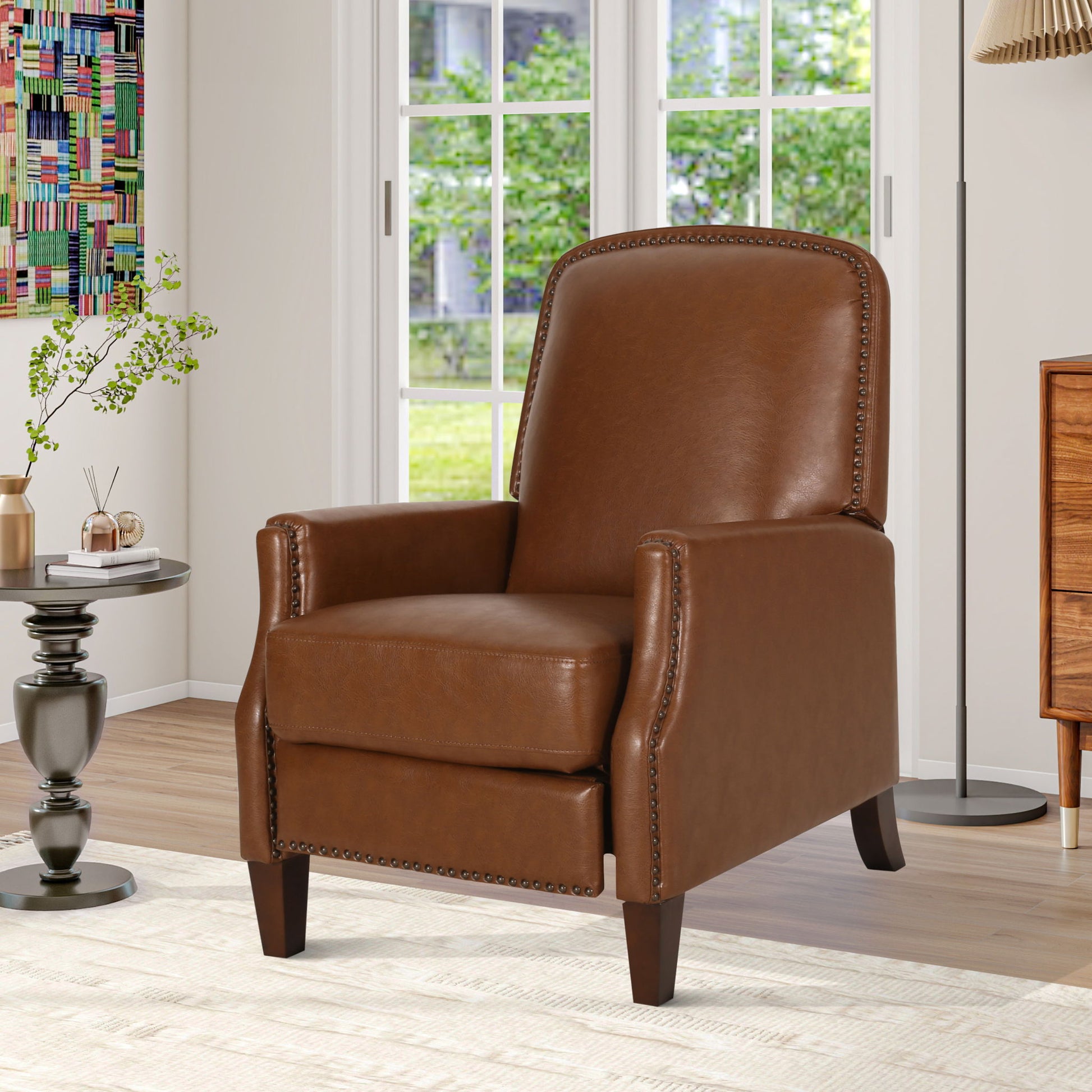 Recliner Chair With Rivets - Best Buy Furniture