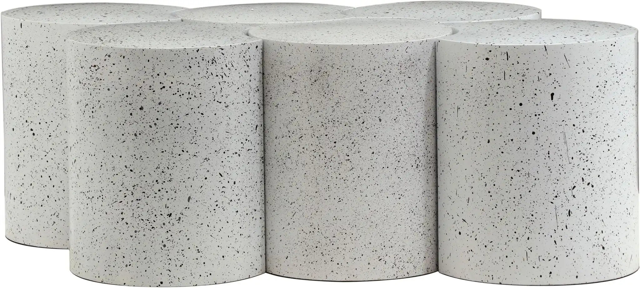 Dimple - 6 Piece Modular Coffee Table - Terazzo Finish