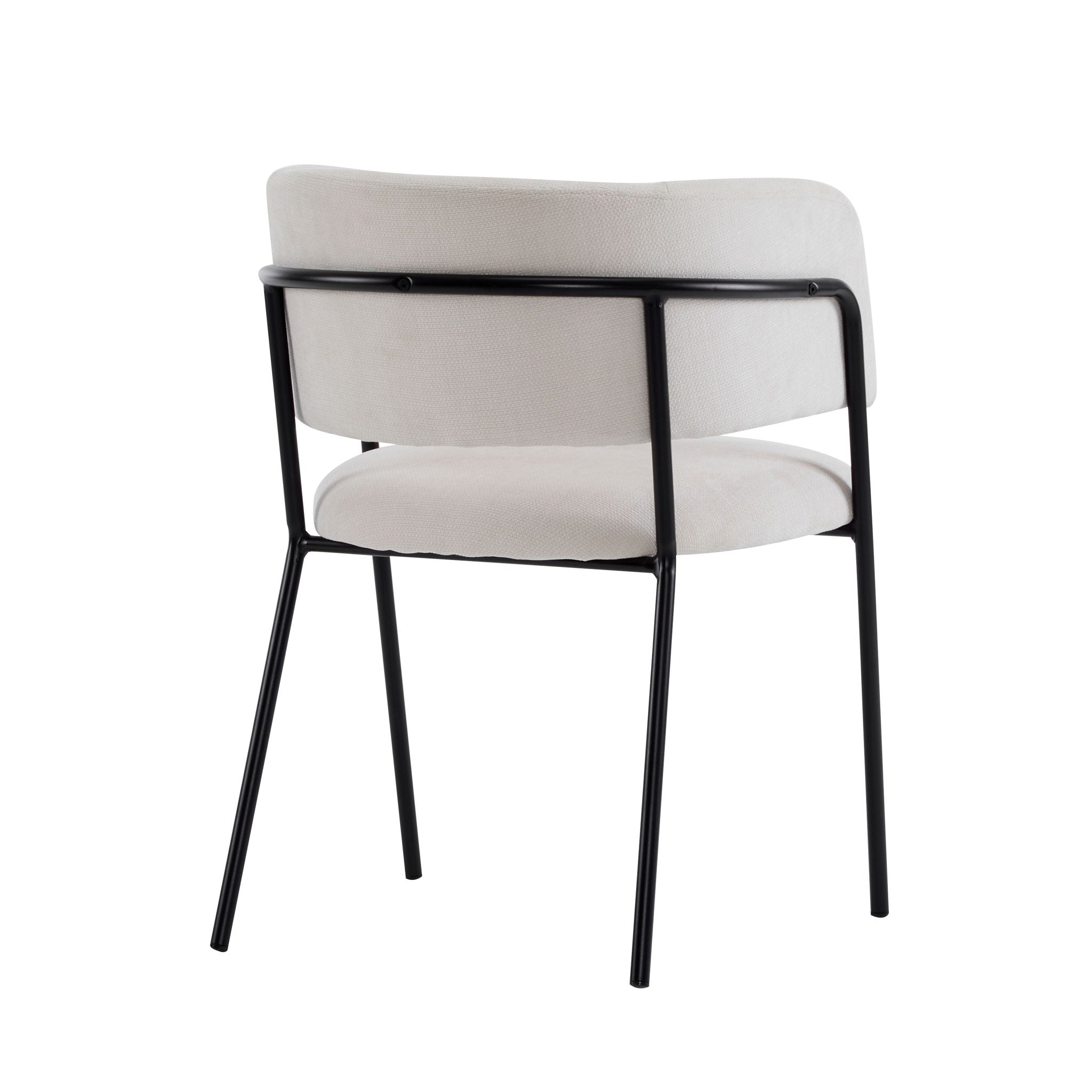 Modern Upholstered Arm Dining Chair Set