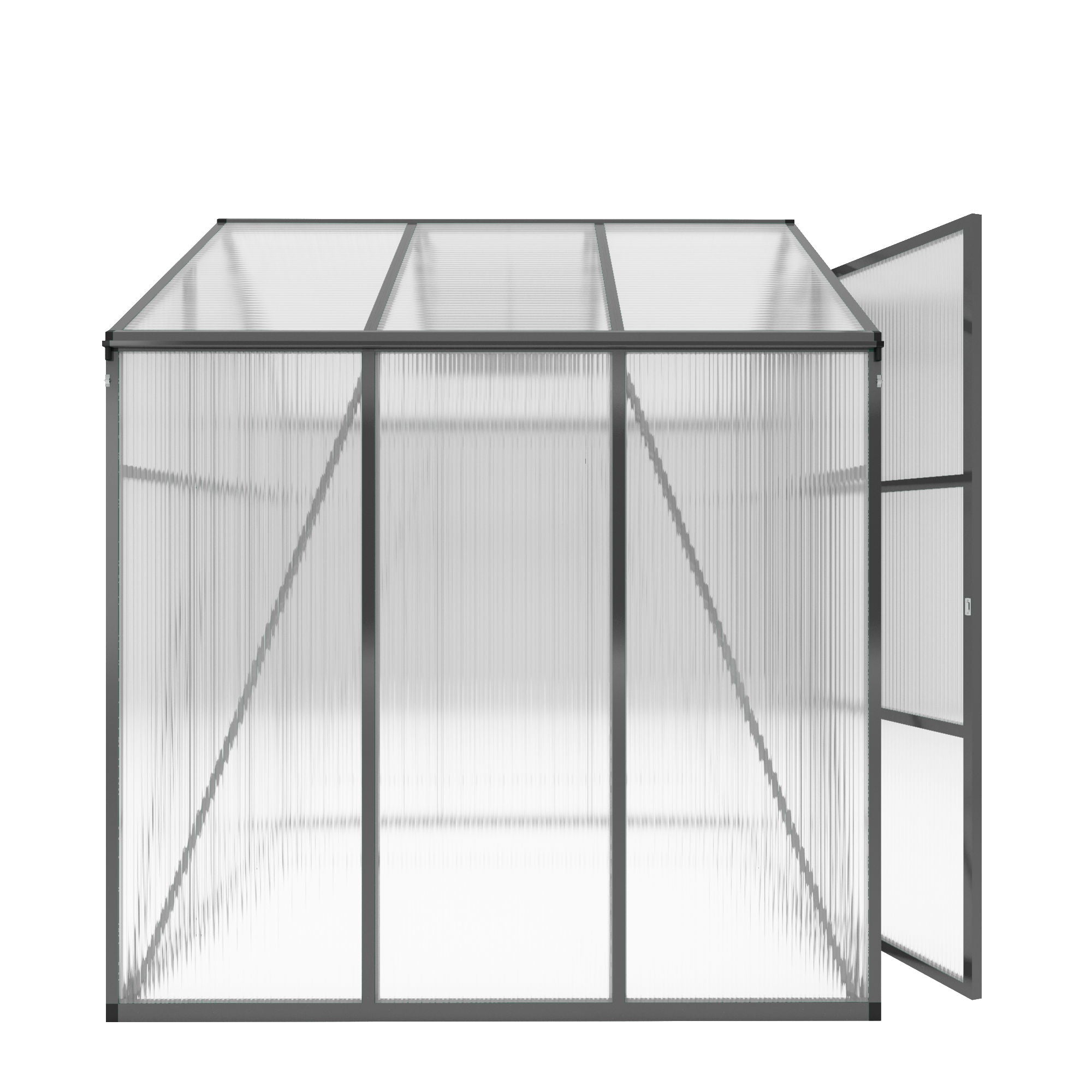 Gain Height Windproof Greenhouse With Raised Base