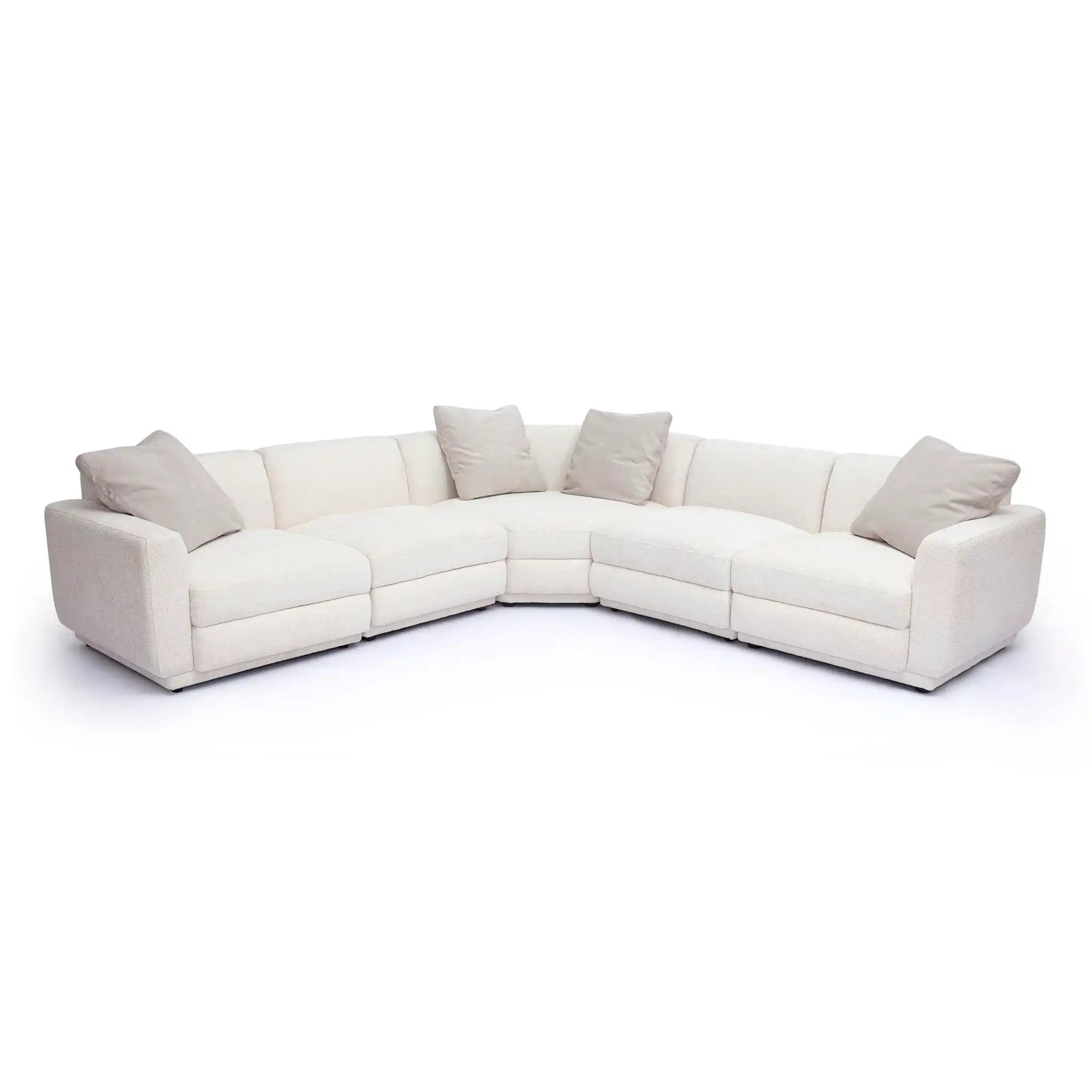 Perry - Modular L-Sectional - Cream