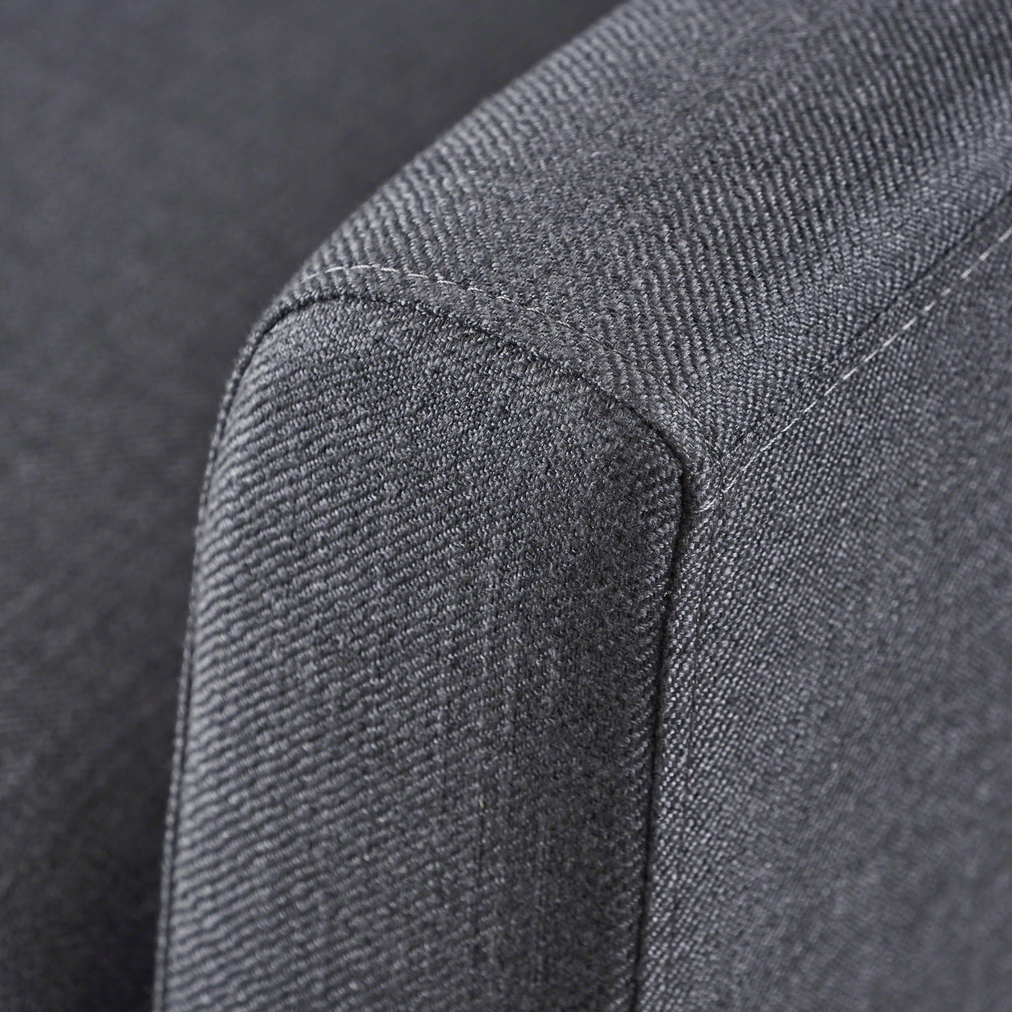 Contemporary Club Chair With Nailhead Trim Fabric And Birch Wood Legs