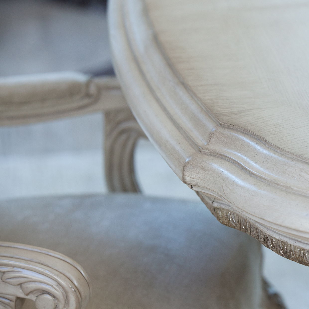 Platine de Royale - Rectangular Dining Table - Champagne
